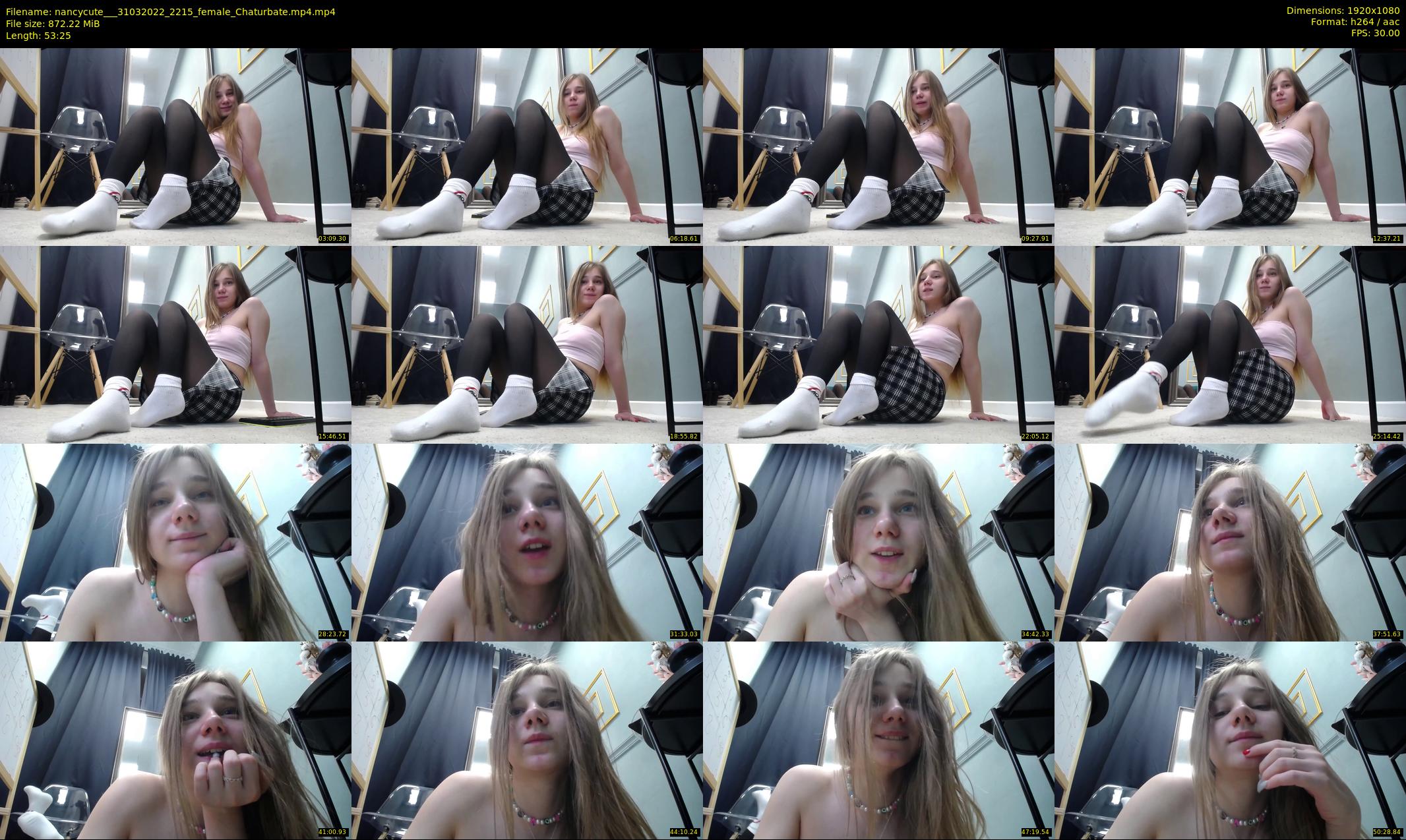nancycute__ — 54 minute Chaturbate female cam show recording, 1080p, Mar 31, 2022