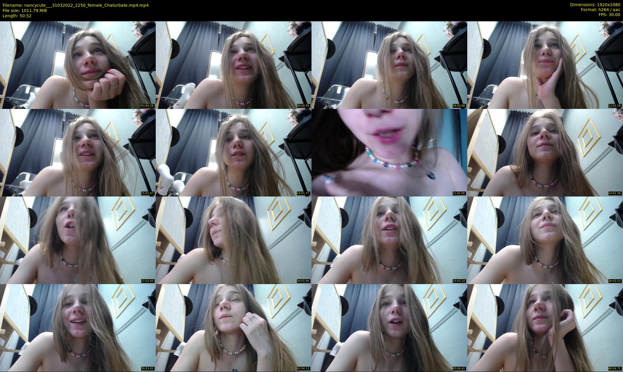 nancycute__ — 51 minute Chaturbate female cam show recording, 1080p, Mar 31, 2022