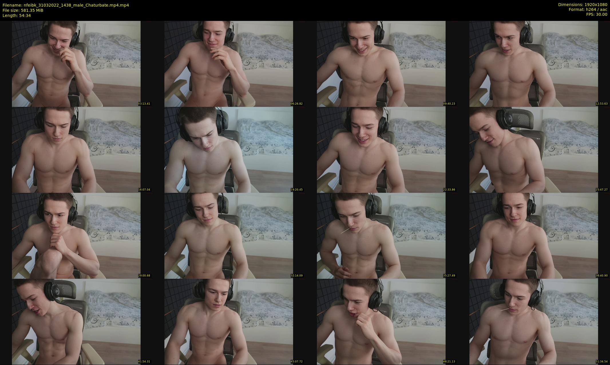 nfeibk — 55 minute Chaturbate male cam show recording, 1080p, Mar 31, 2022