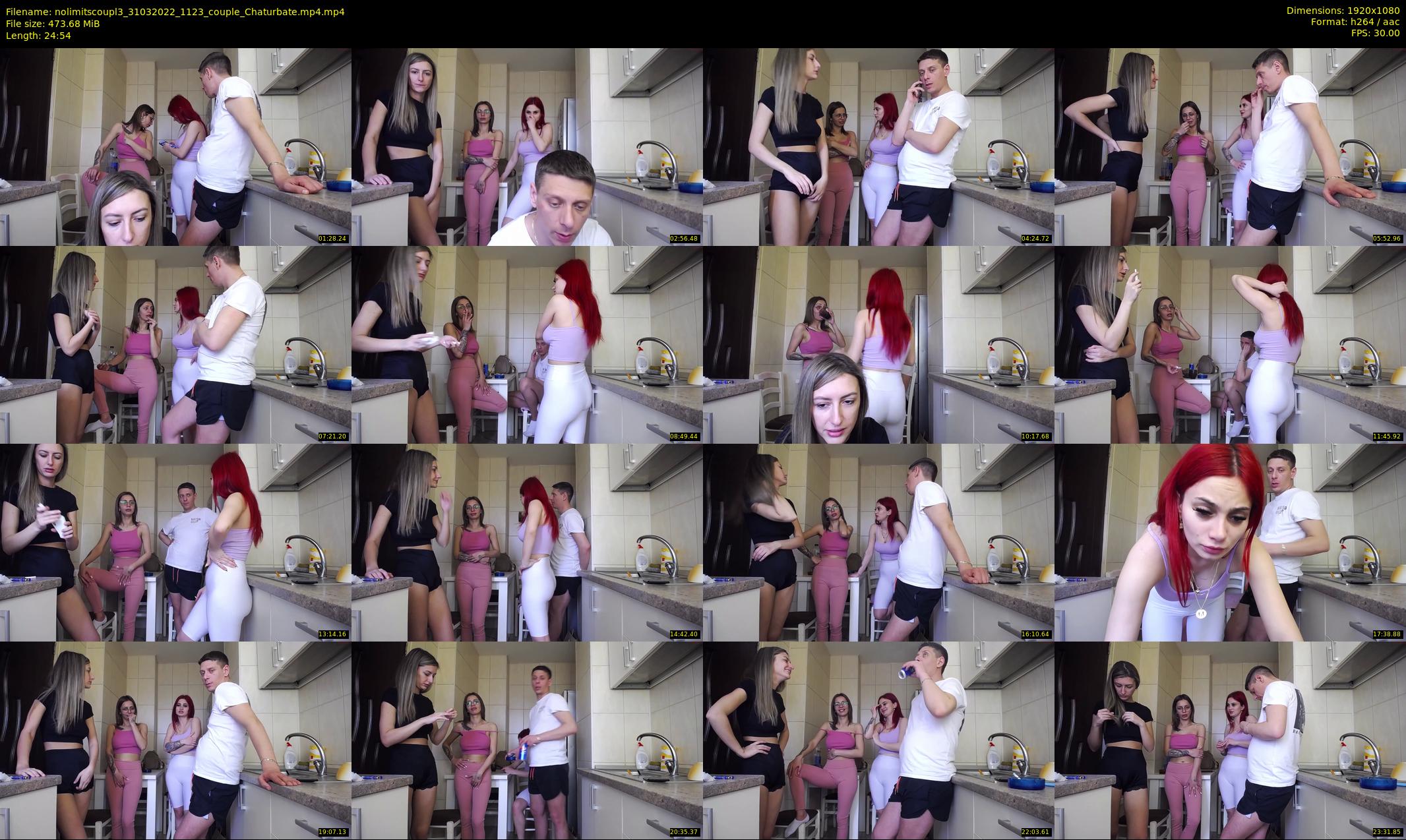 nolimitscoupl3 — 25 minute Chaturbate couple cam show recording, 1080p, Mar 31, 2022