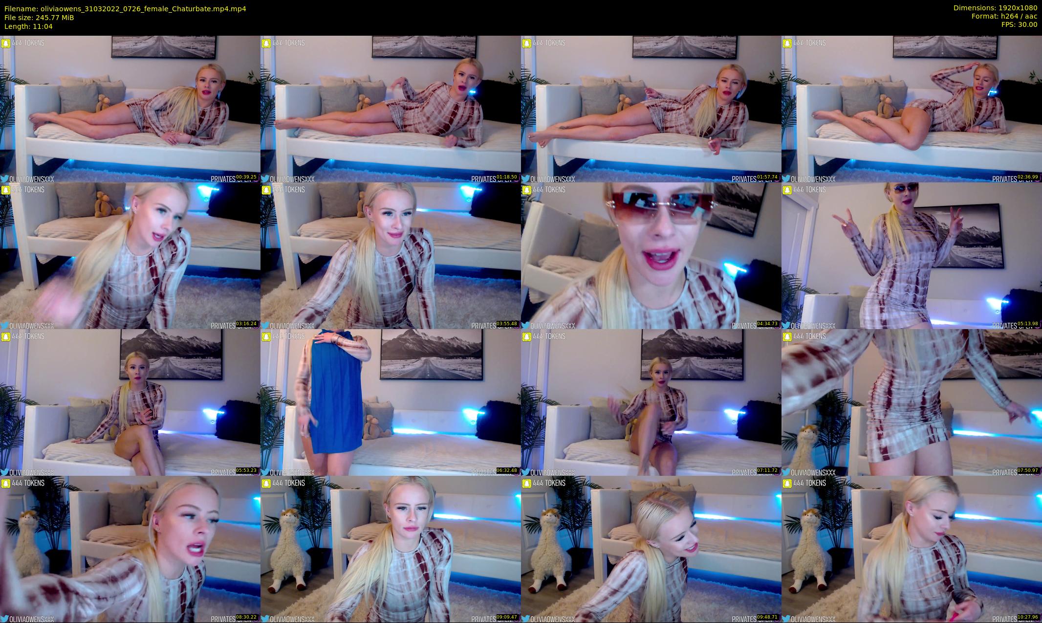 oliviaowens — 12 minute Chaturbate female cam show recording, 1080p, Mar 31, 2022