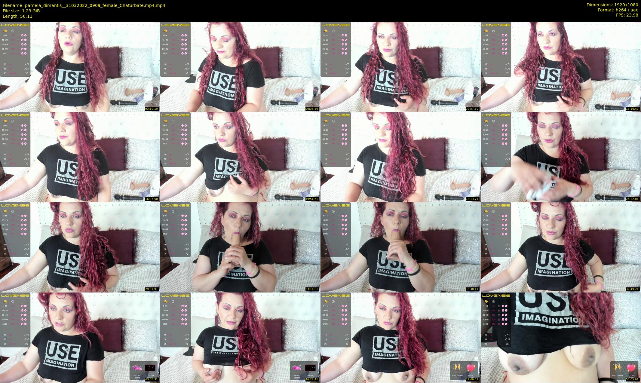 pamela_dimantis_ — 57 minute Chaturbate female cam show recording, 1080p, Mar 31, 2022