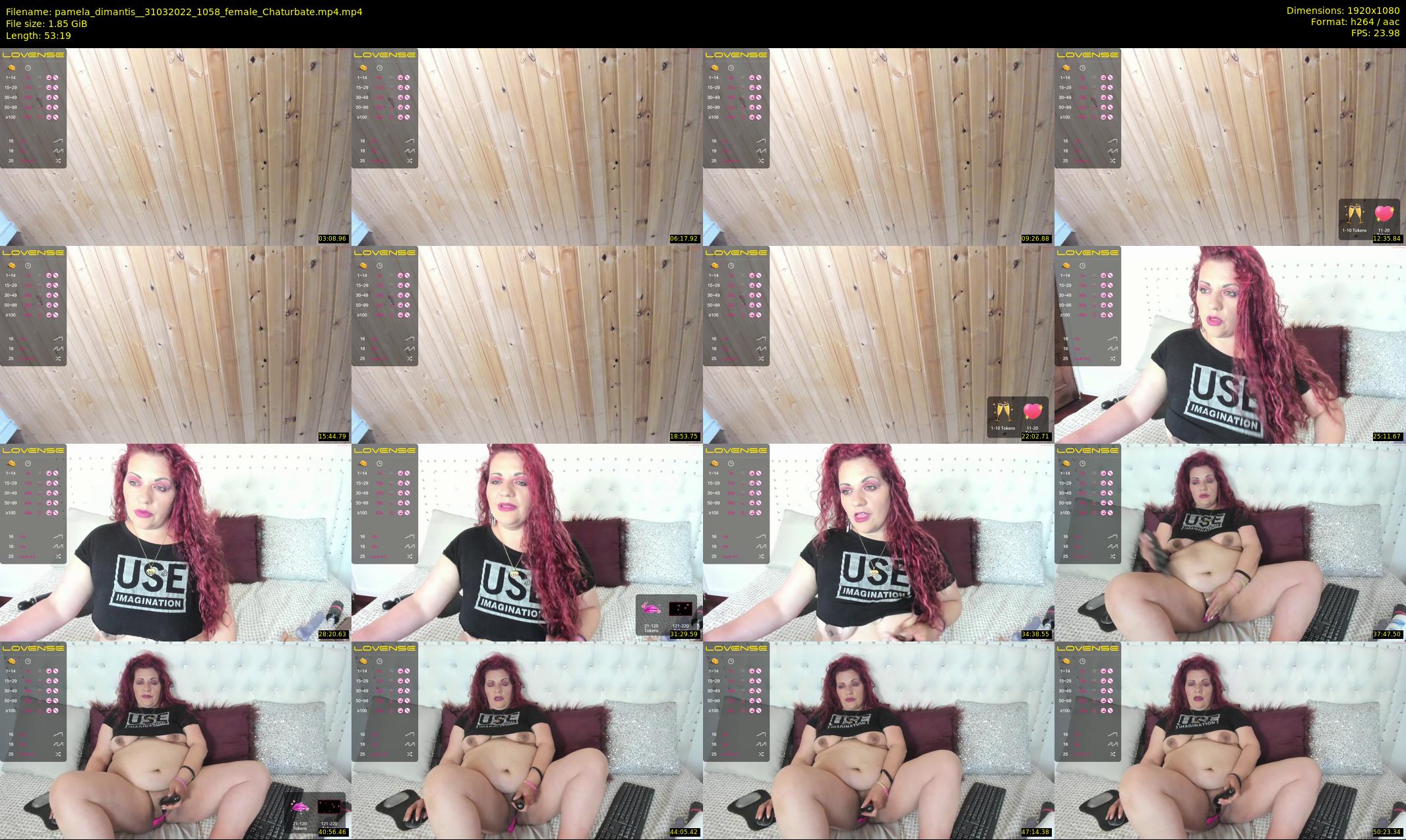 pamela_dimantis_ — 54 minute Chaturbate female cam show recording, 1080p, Mar 31, 2022