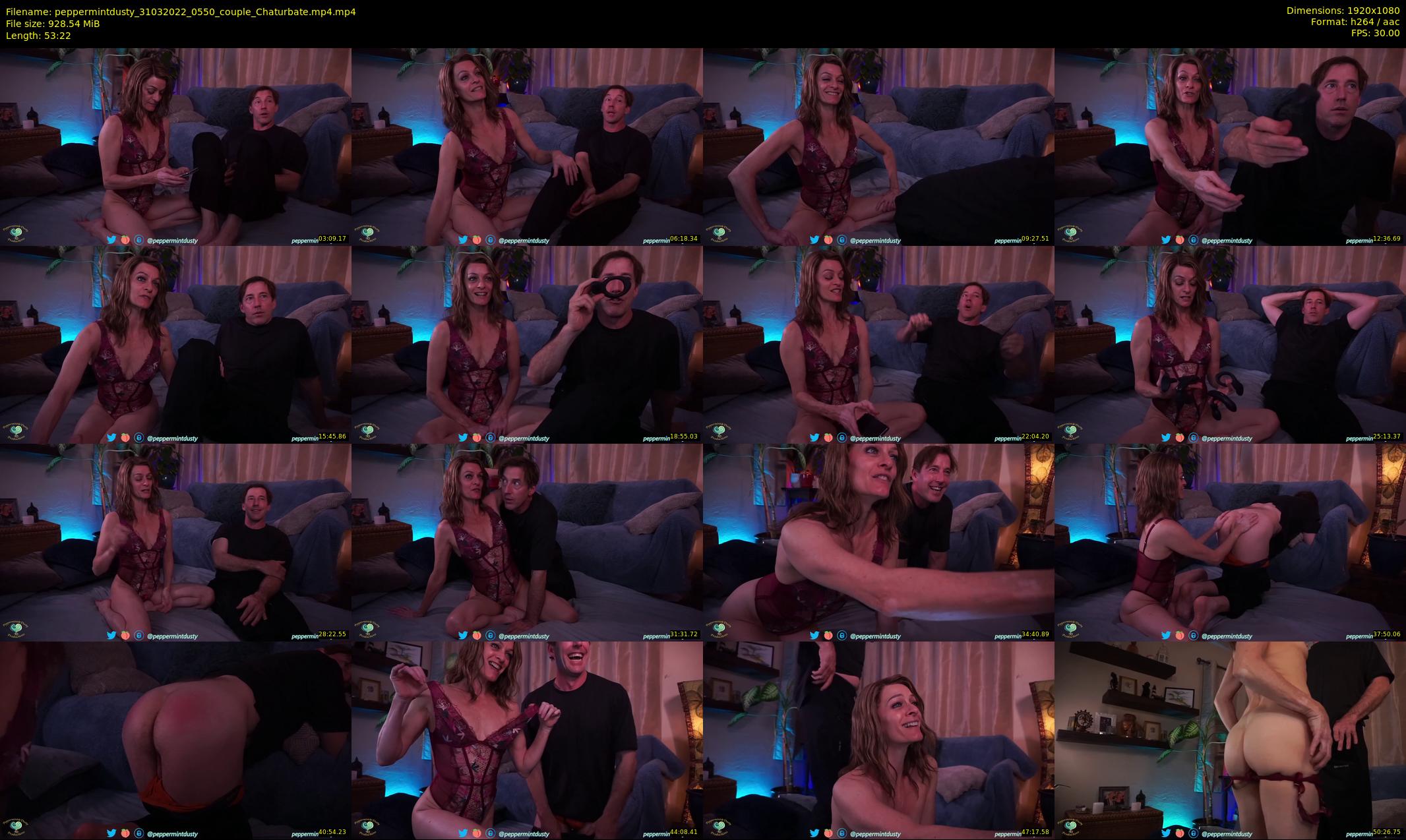 peppermintdusty — 54 minute Chaturbate couple cam show recording, 1080p, Mar 31, 2022