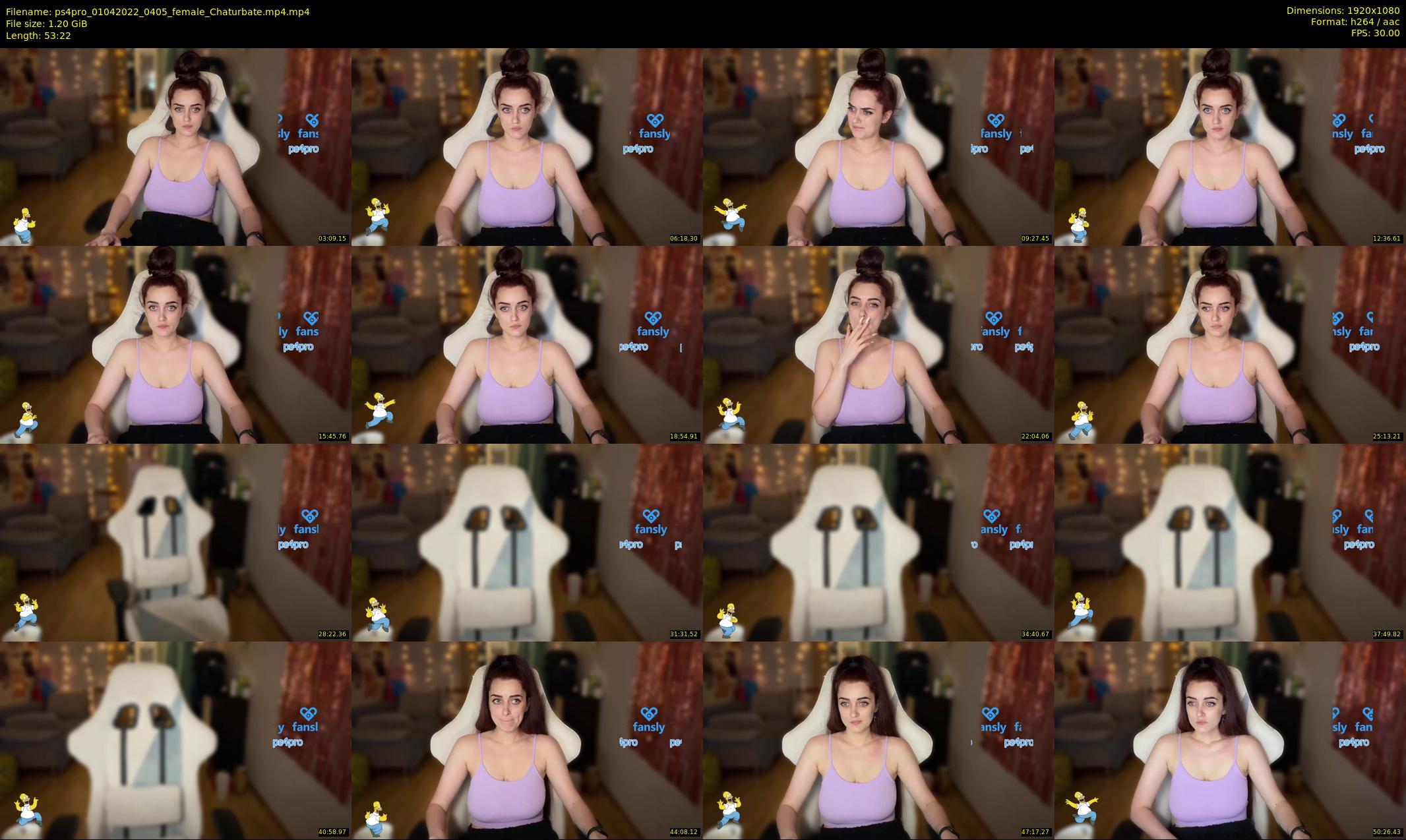 ps4pro — 54 minute Chaturbate female cam show recording, 1080p, Apr 1, 2022
