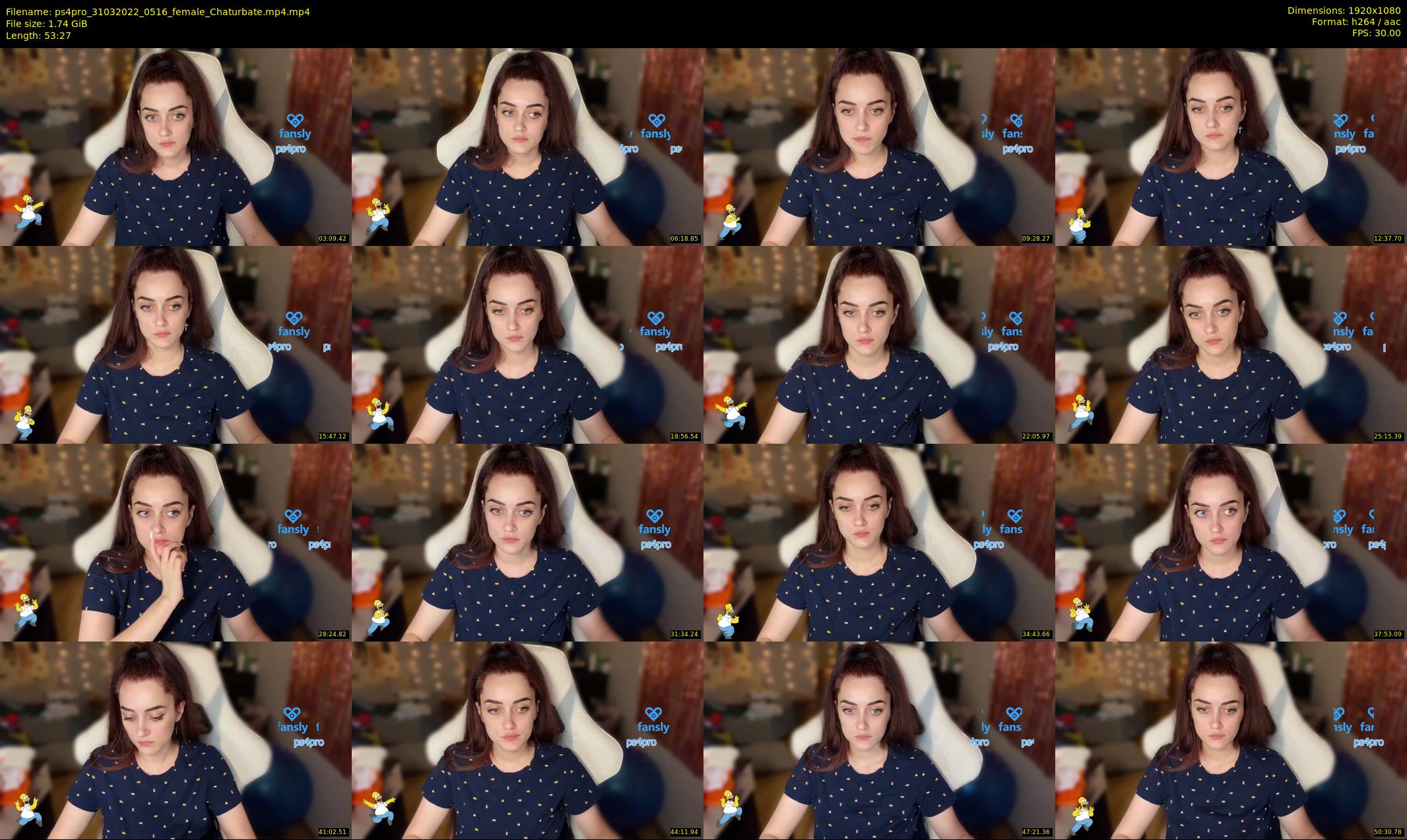 ps4pro — 54 minute Chaturbate female cam show recording, 1080p, Mar 31, 2022
