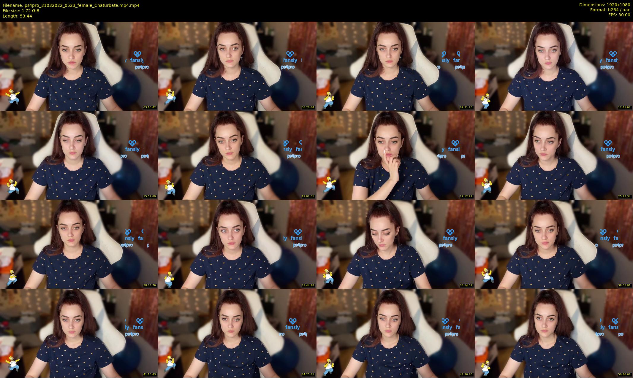 ps4pro — 54 minute Chaturbate female cam show recording, 1080p, Mar 31, 2022