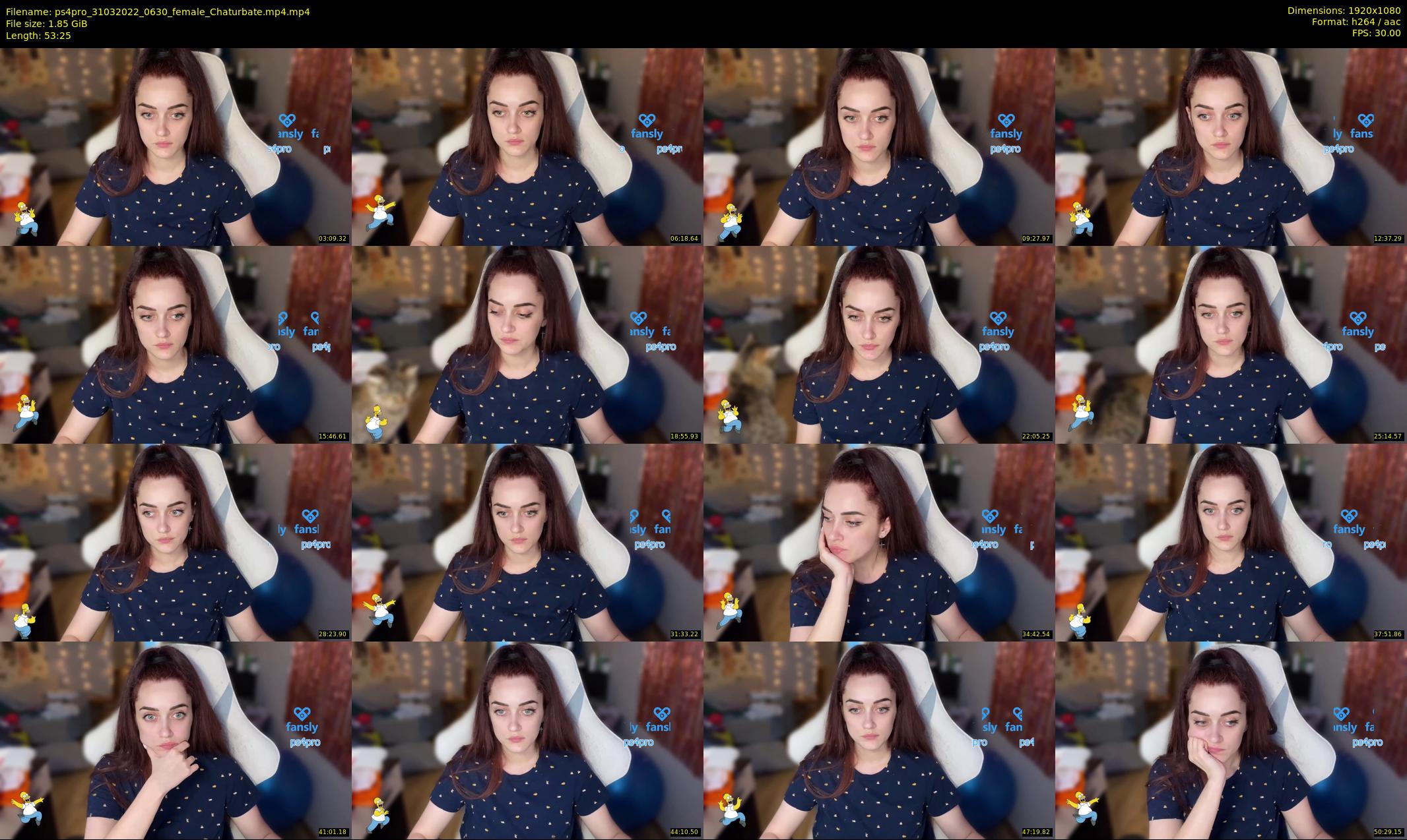 ps4pro — 54 minute Chaturbate female cam show recording, 1080p, Mar 31, 2022