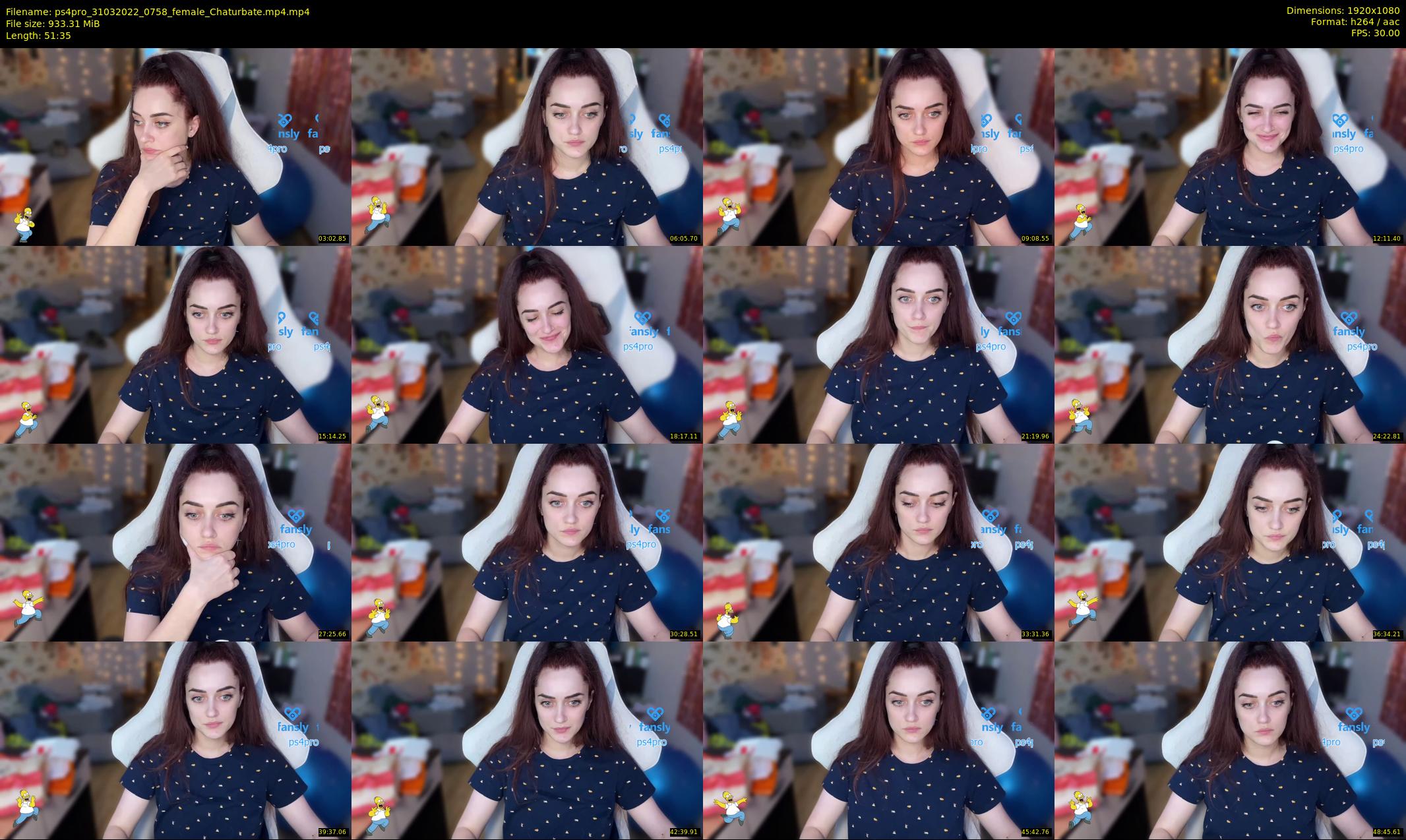 ps4pro — 52 minute Chaturbate female cam show recording, 1080p, Mar 31, 2022