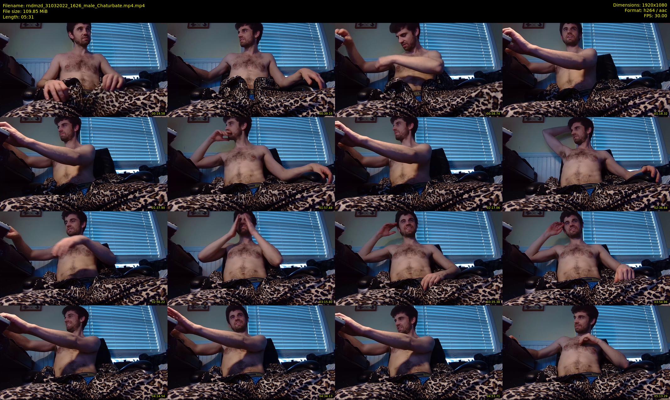 rndmzd — 6 minute Chaturbate male cam show recording, 1080p, Mar 31, 2022