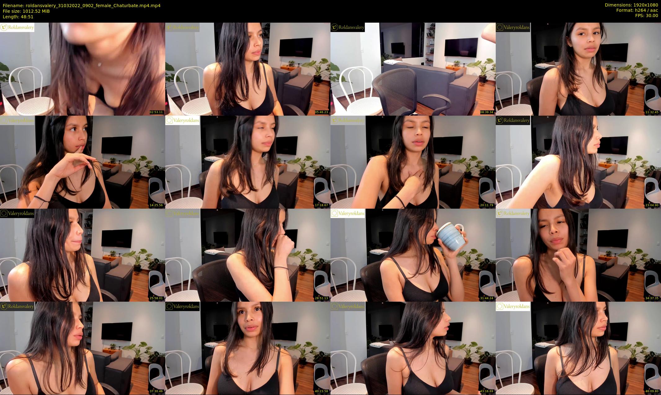 roldansvalery — 49 minute Chaturbate female cam show recording, 1080p, Mar 31, 2022