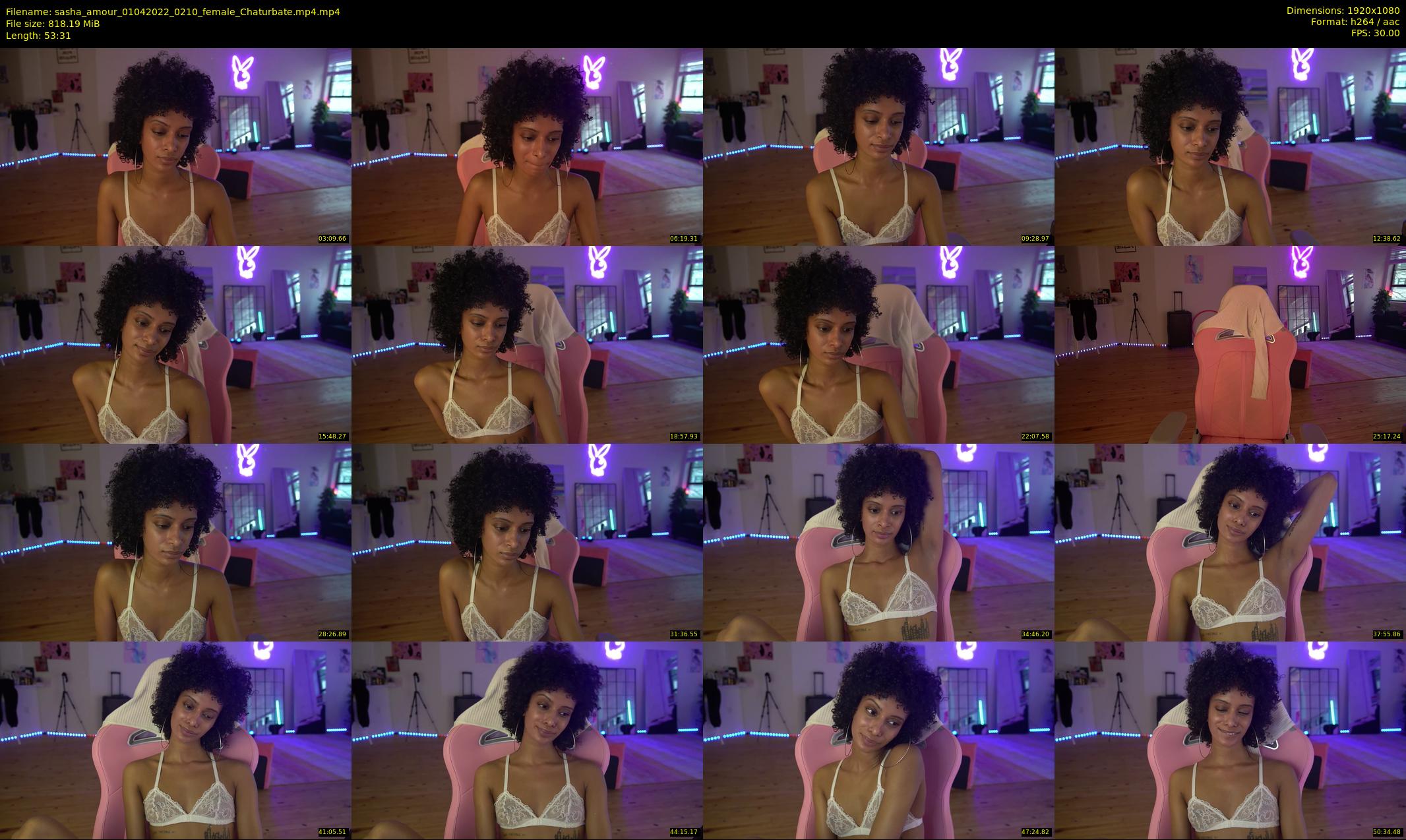 sasha_amour — 54 minute Chaturbate female cam show recording, 1080p, Apr 1, 2022