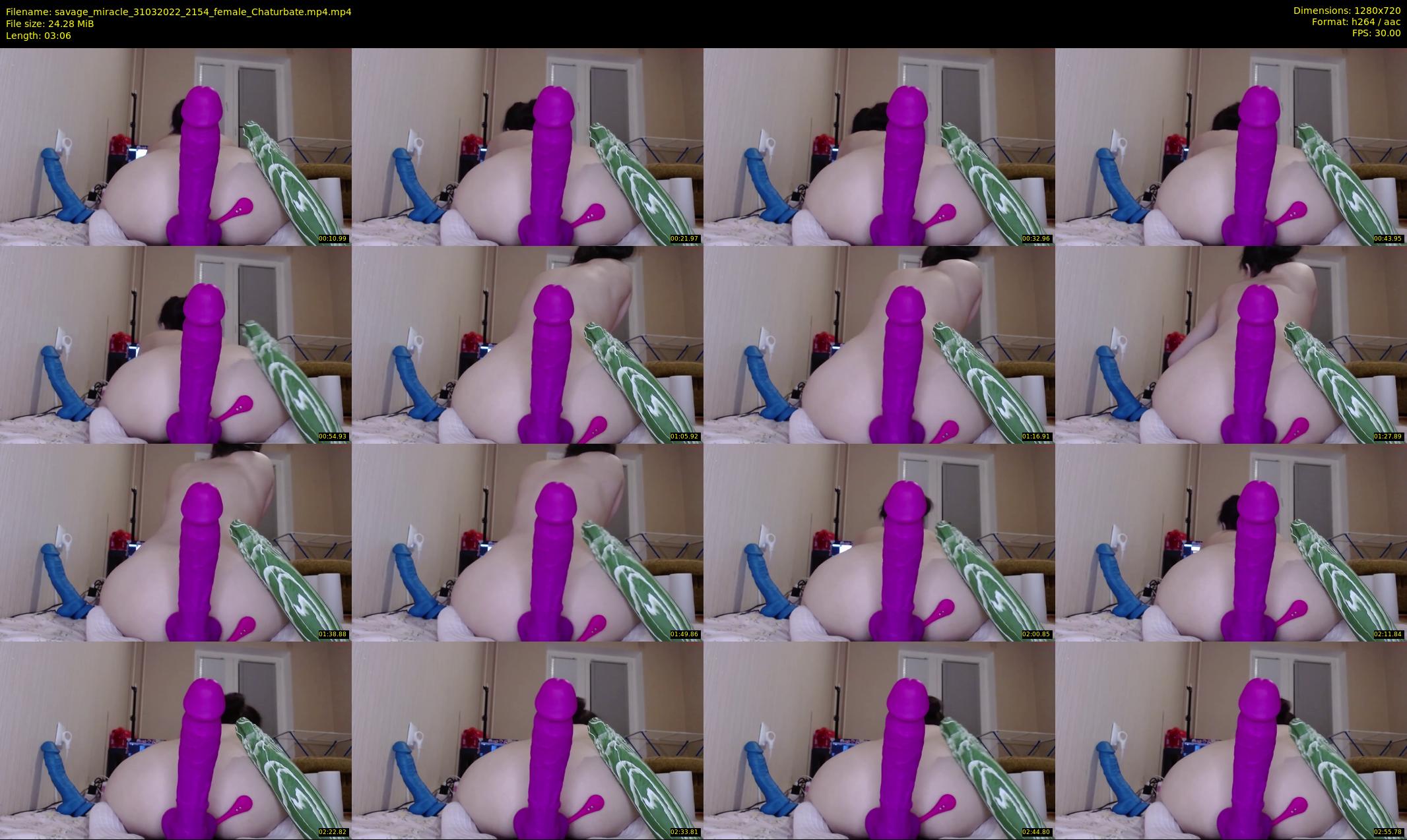 savage_miracle — 4 minute Chaturbate female cam show recording, 720p, Mar 31, 2022