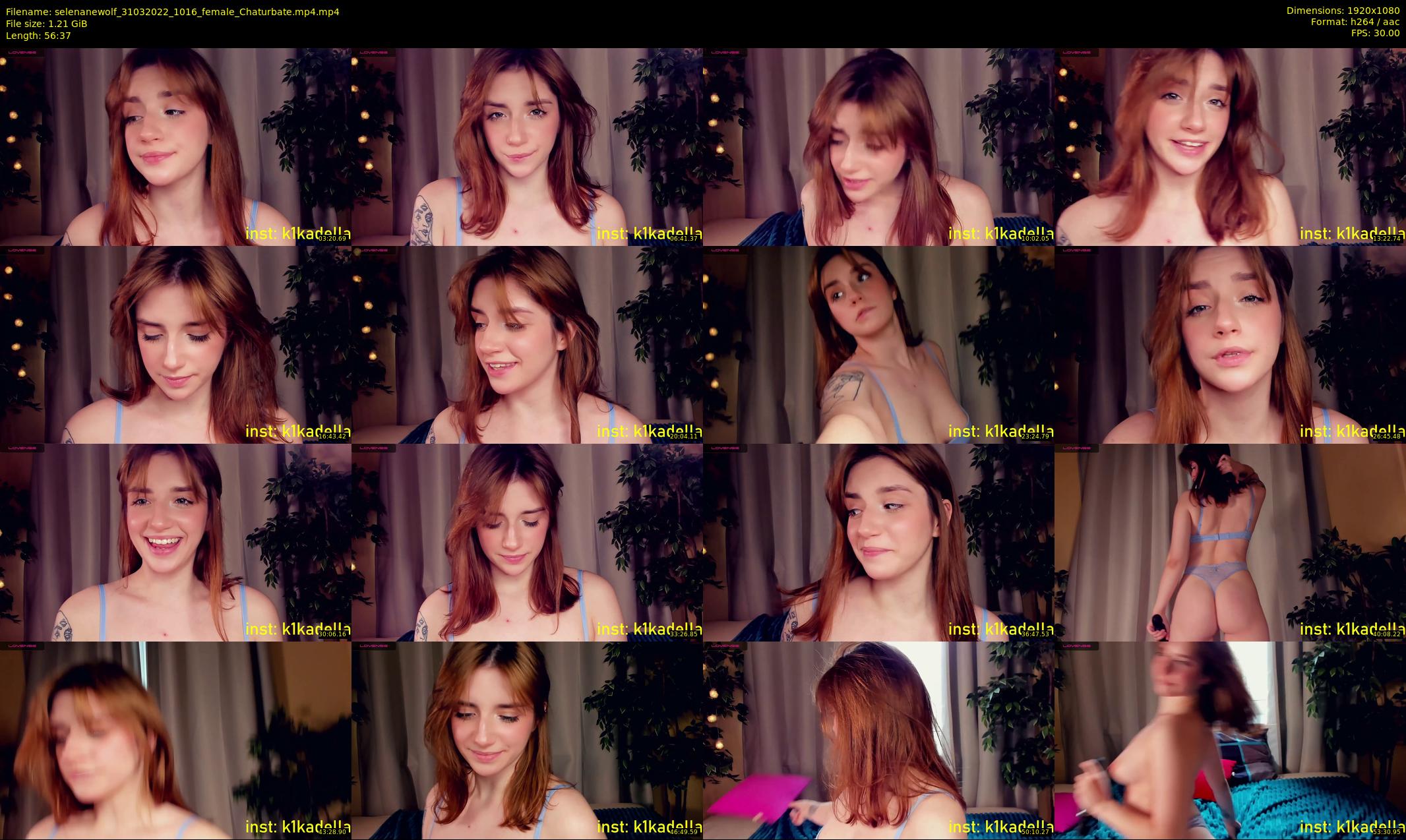 selenanewolf — 57 minute Chaturbate couple cam show recording, 1080p, Mar 31, 2022