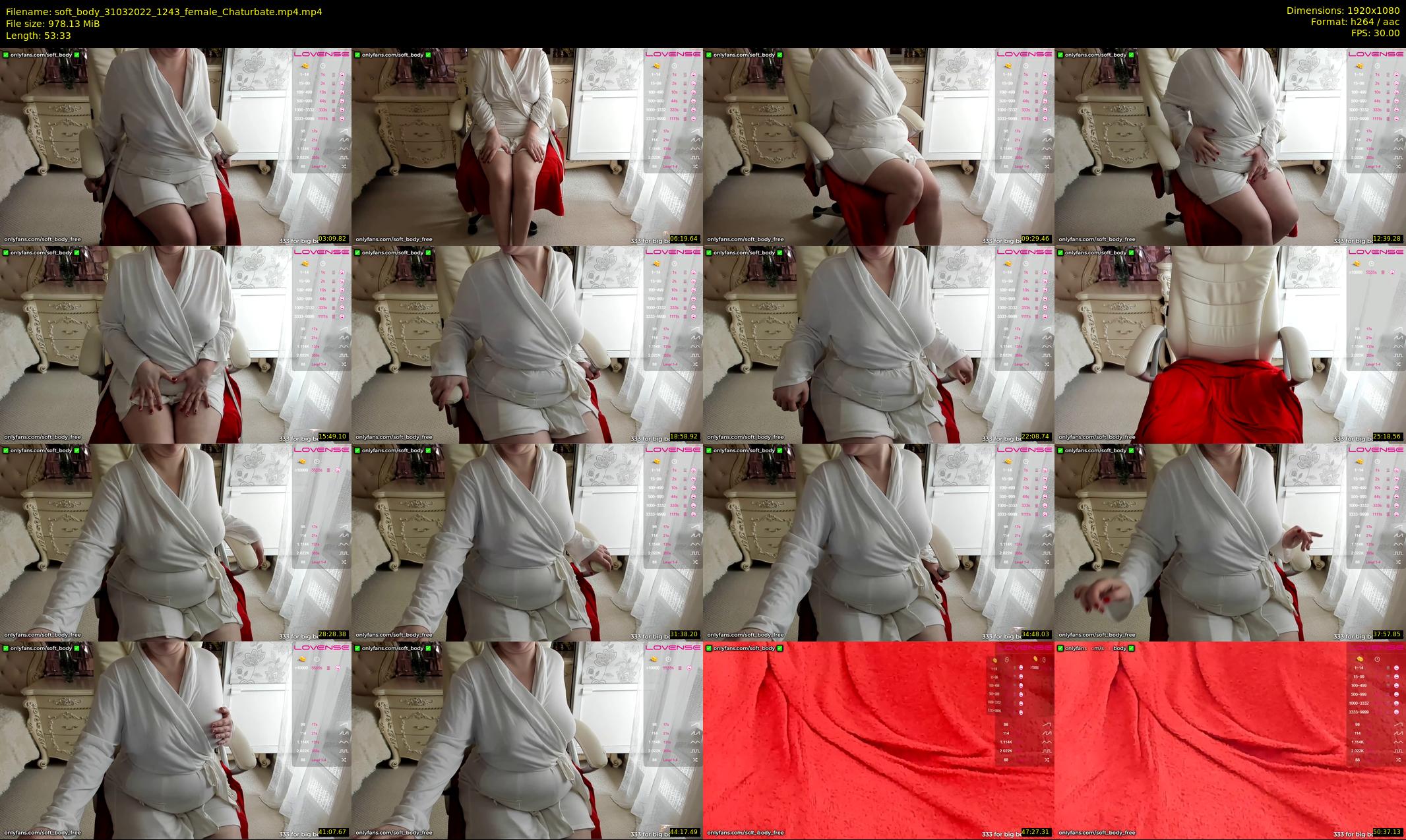 soft_body — 54 minute Chaturbate female cam show recording, 1080p, Mar 31, 2022