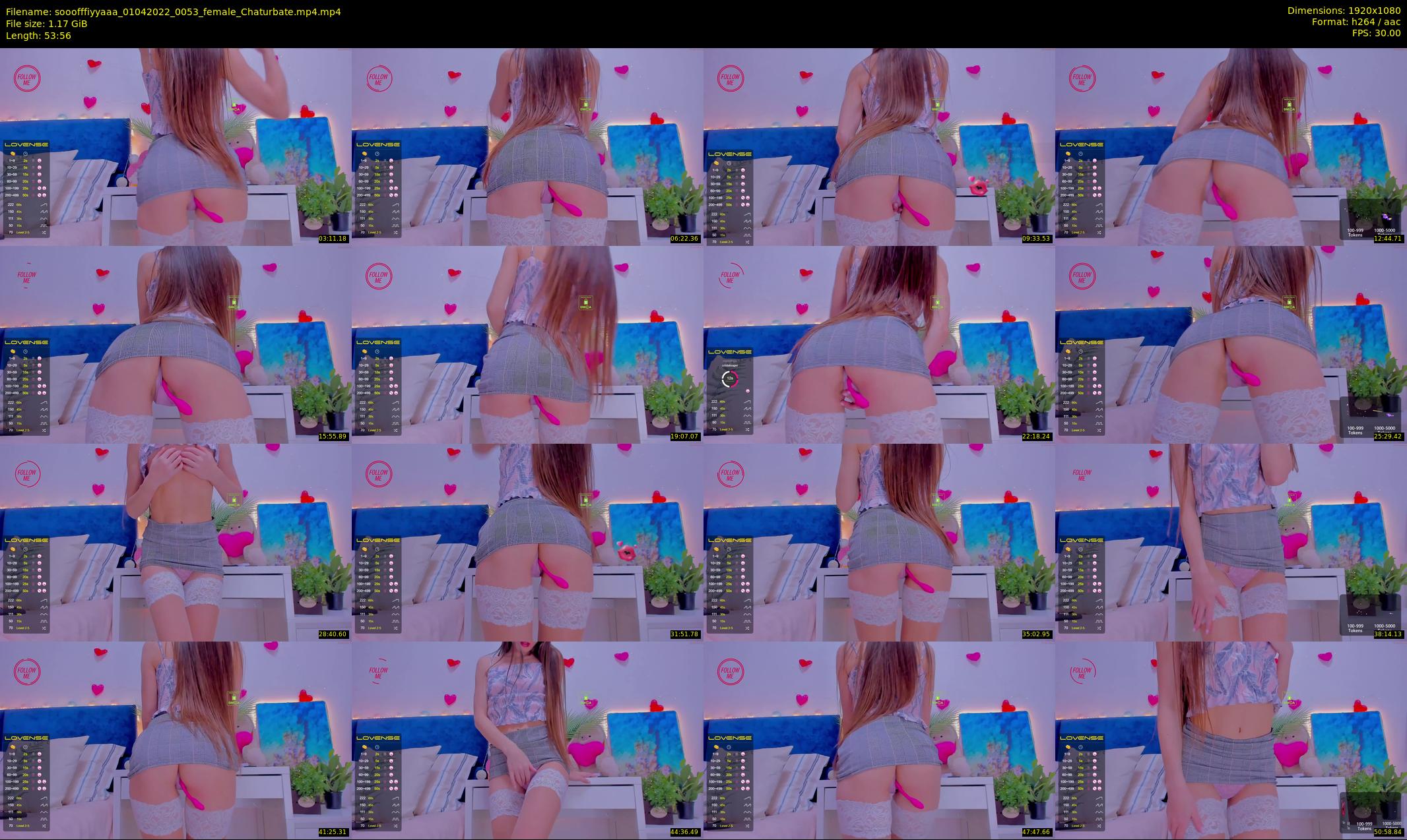 sooofffiyyaaa — 54 minute Chaturbate female cam show recording, 1080p, Apr 1, 2022