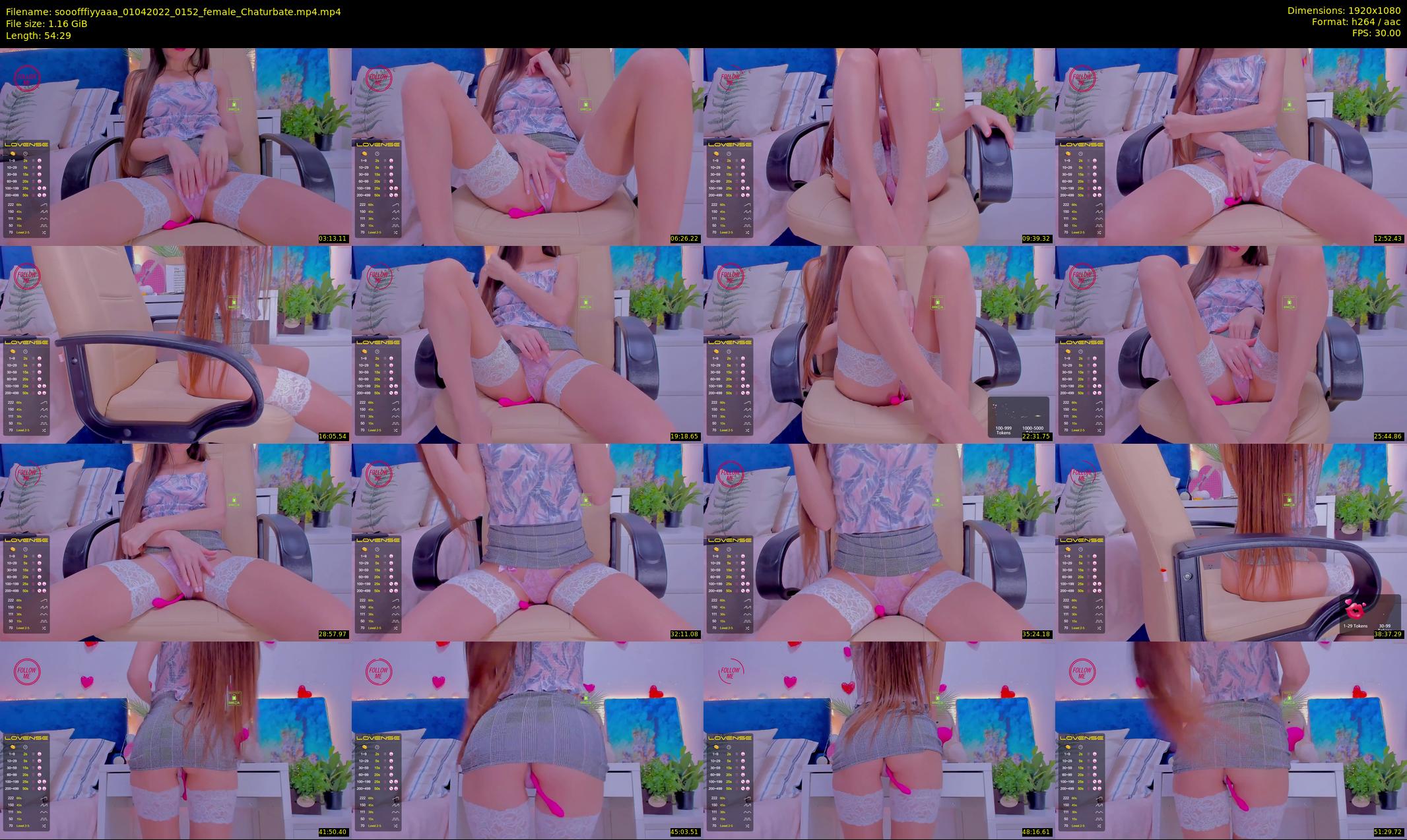 sooofffiyyaaa — 55 minute Chaturbate female cam show recording, 1080p, Apr 1, 2022