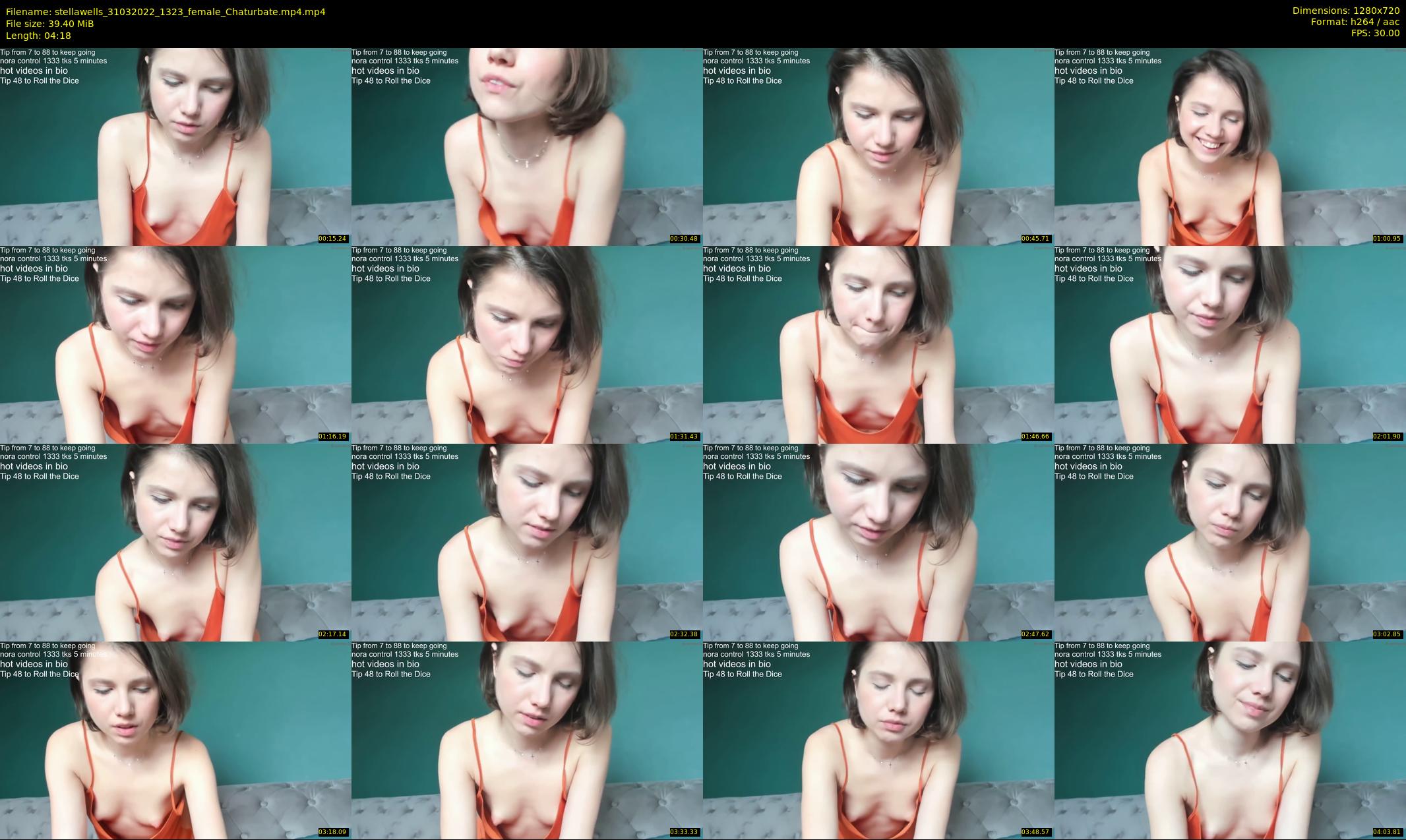 stellawells — 5 minute Chaturbate female cam show recording, 720p, Mar 31, 2022