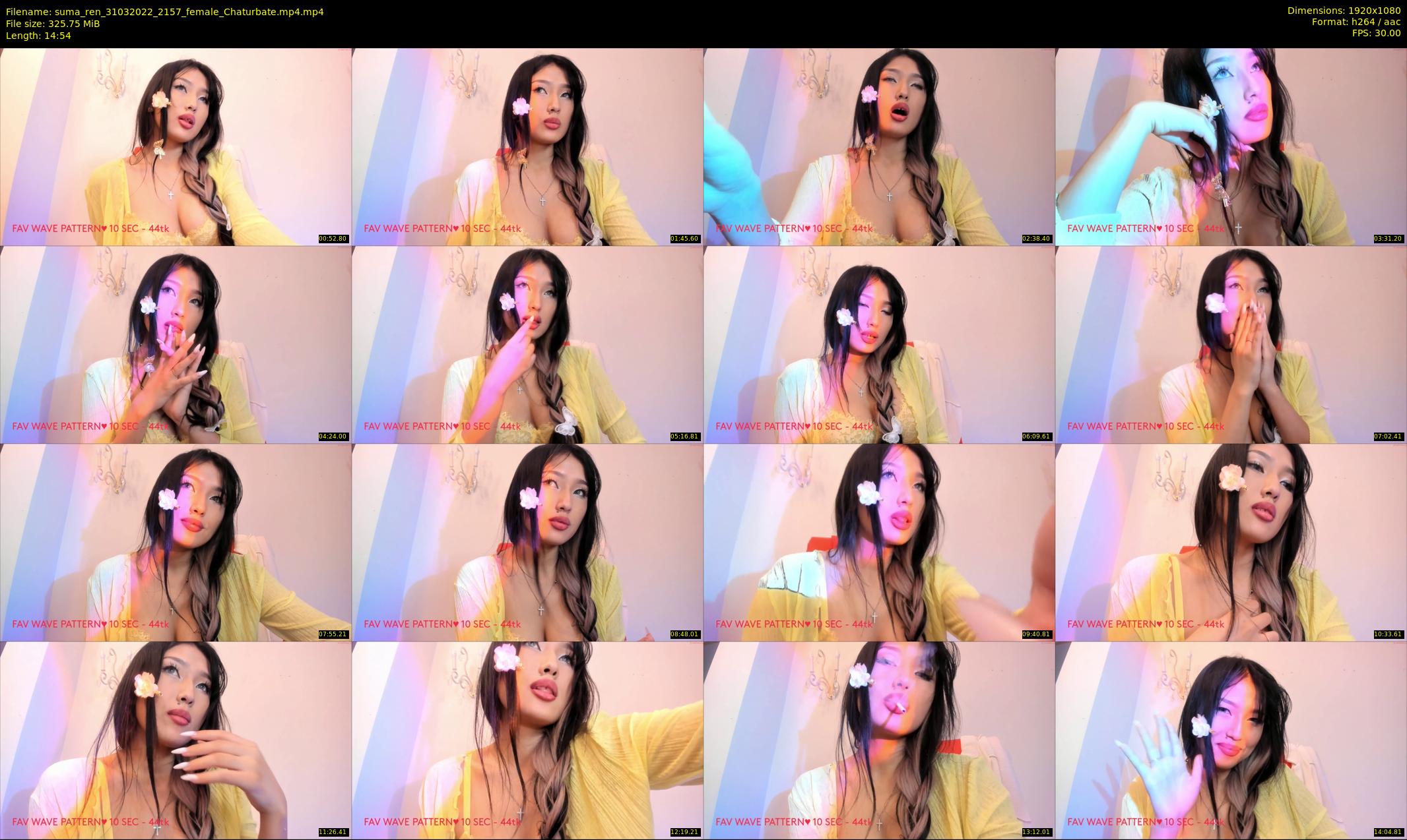 suma_ren — 15 minute Chaturbate female cam show recording, 1080p, Mar 31, 2022
