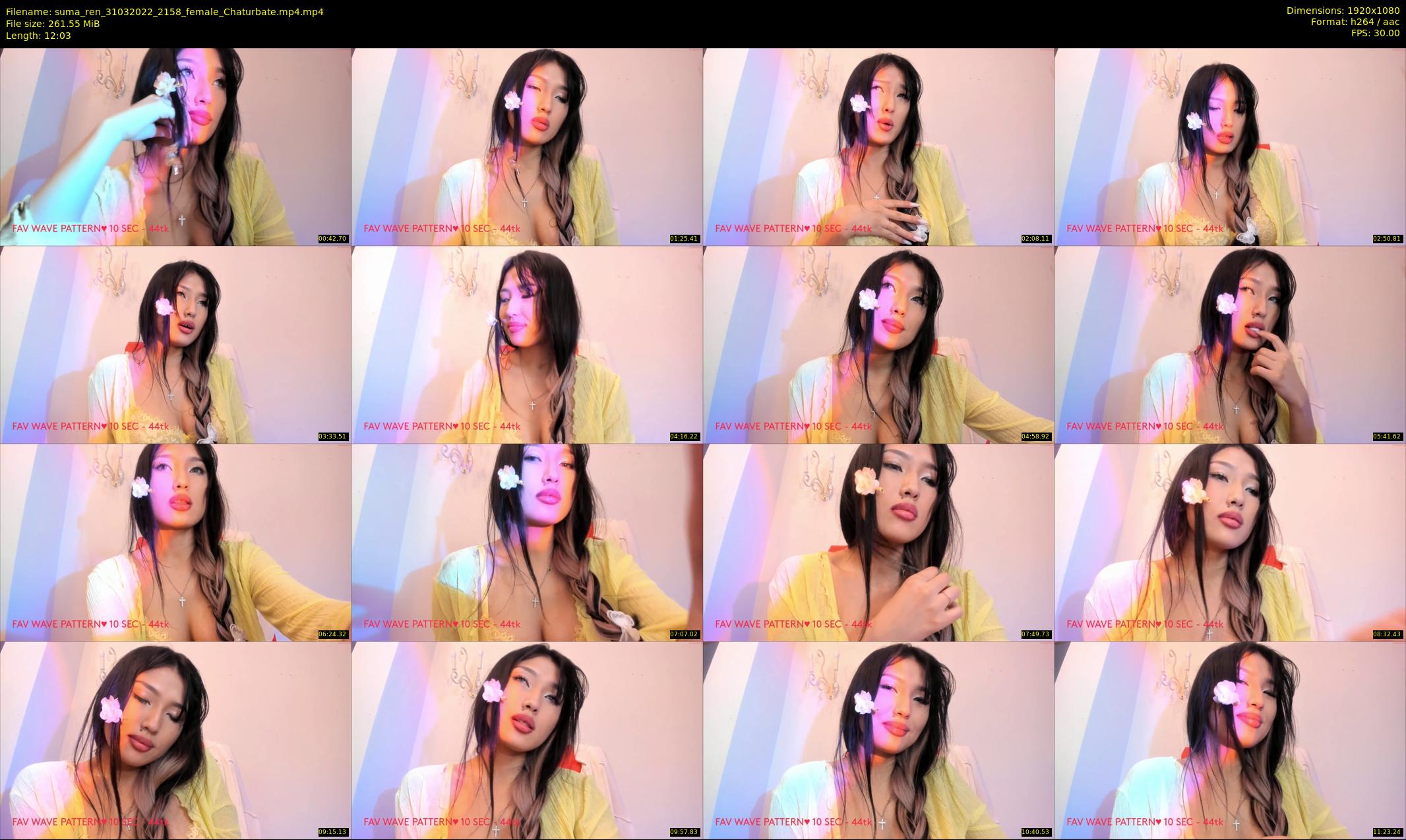 suma_ren — 13 minute Chaturbate female cam show recording, 1080p, Mar 31, 2022