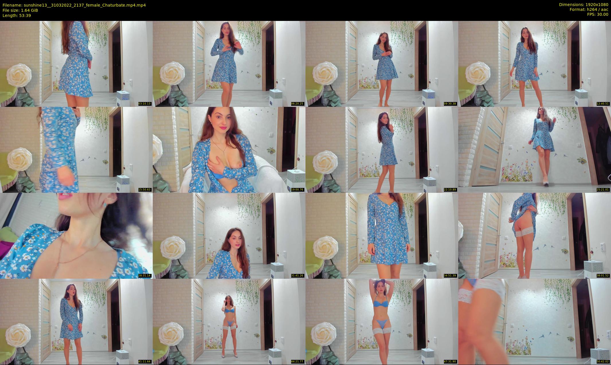 sunshine13_ — 54 minute Chaturbate female cam show recording, 1080p, Mar 31, 2022