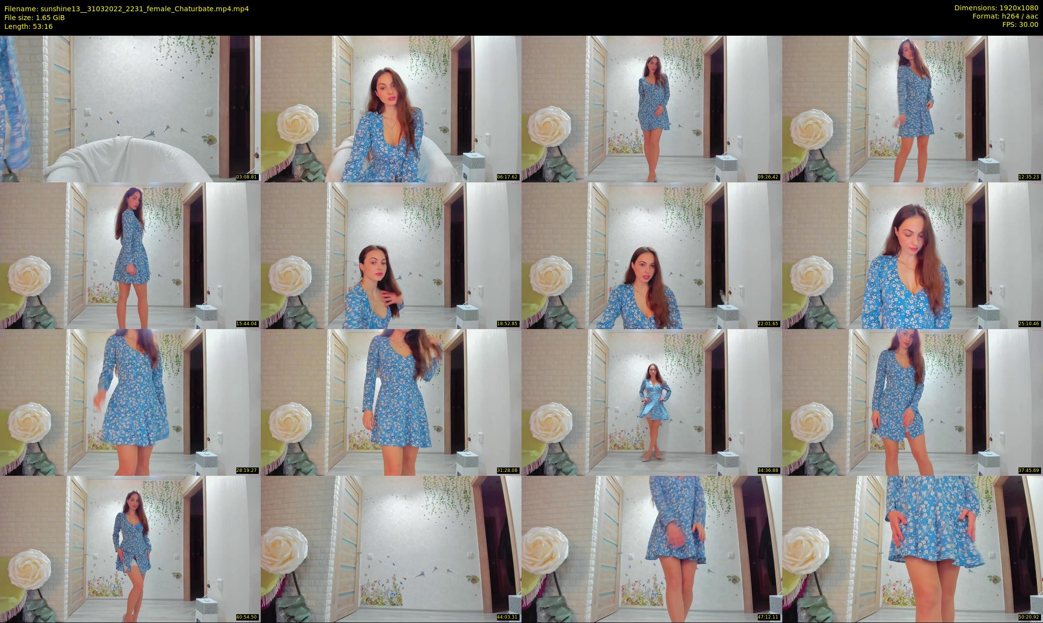 sunshine13_ — 54 minute Chaturbate female cam show recording, 1080p, Mar 31, 2022