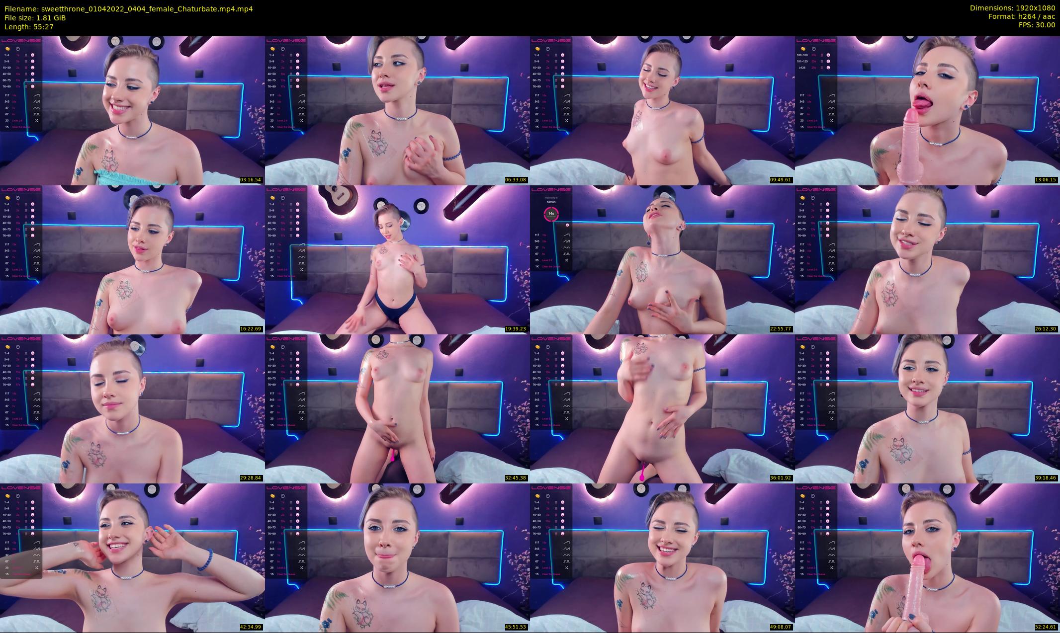 sweetthrone — 56 minute Chaturbate couple cam show recording, 1080p, Apr 1, 2022