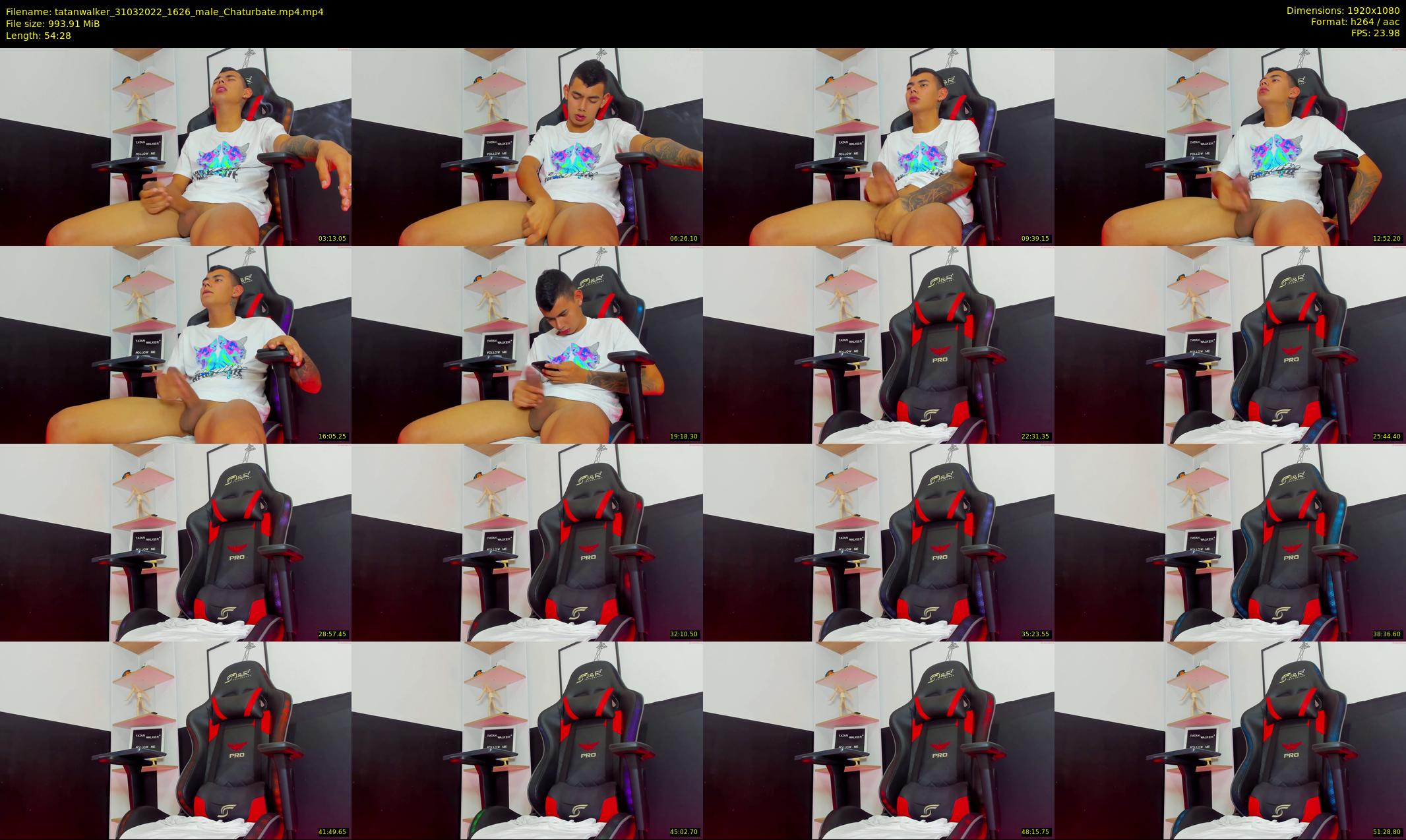 tatanwalker — 55 minute Chaturbate male cam show recording, 1080p, Mar 31, 2022