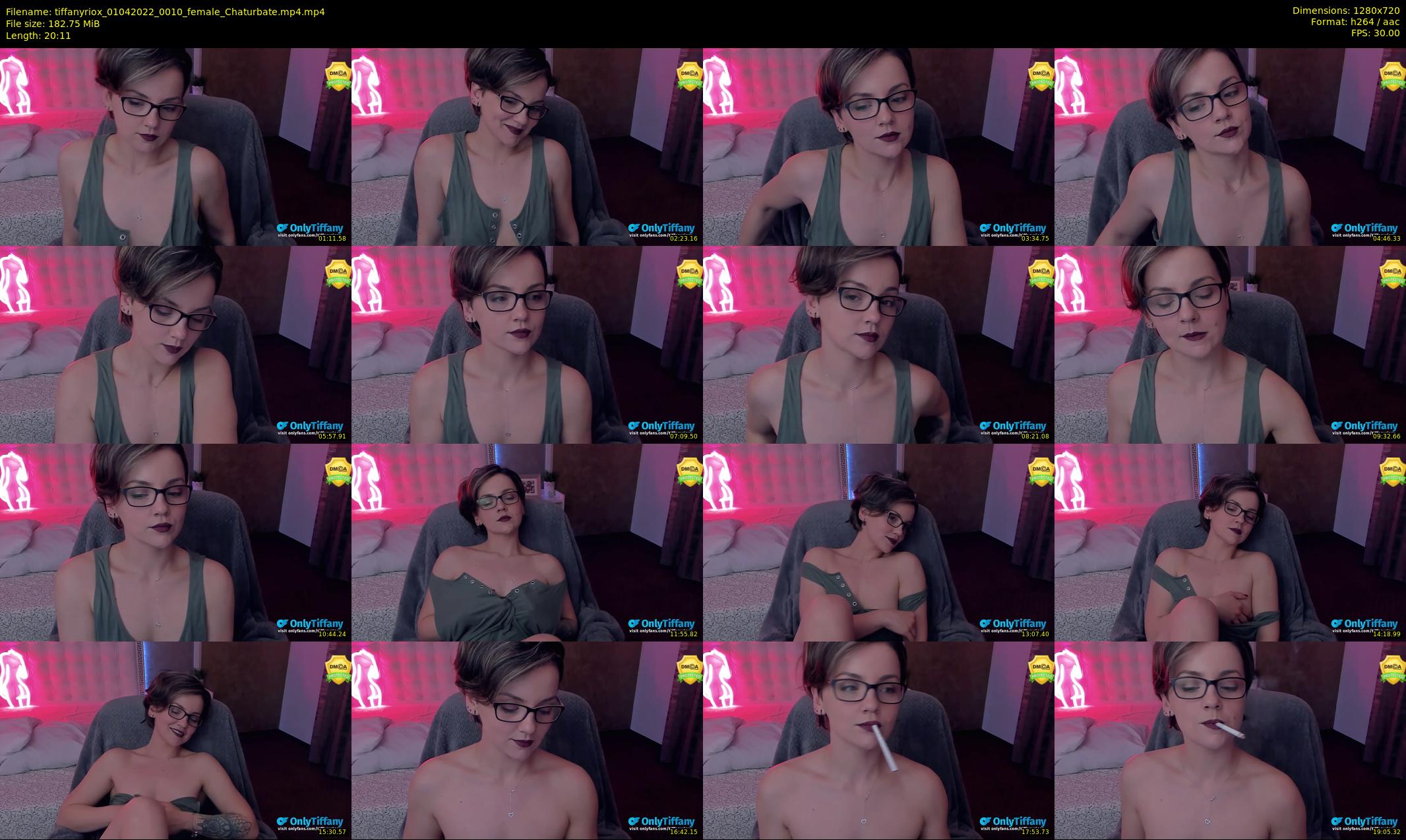 tiffanyriox — 21 minute Chaturbate female cam show recording, 720p, Apr 1, 2022