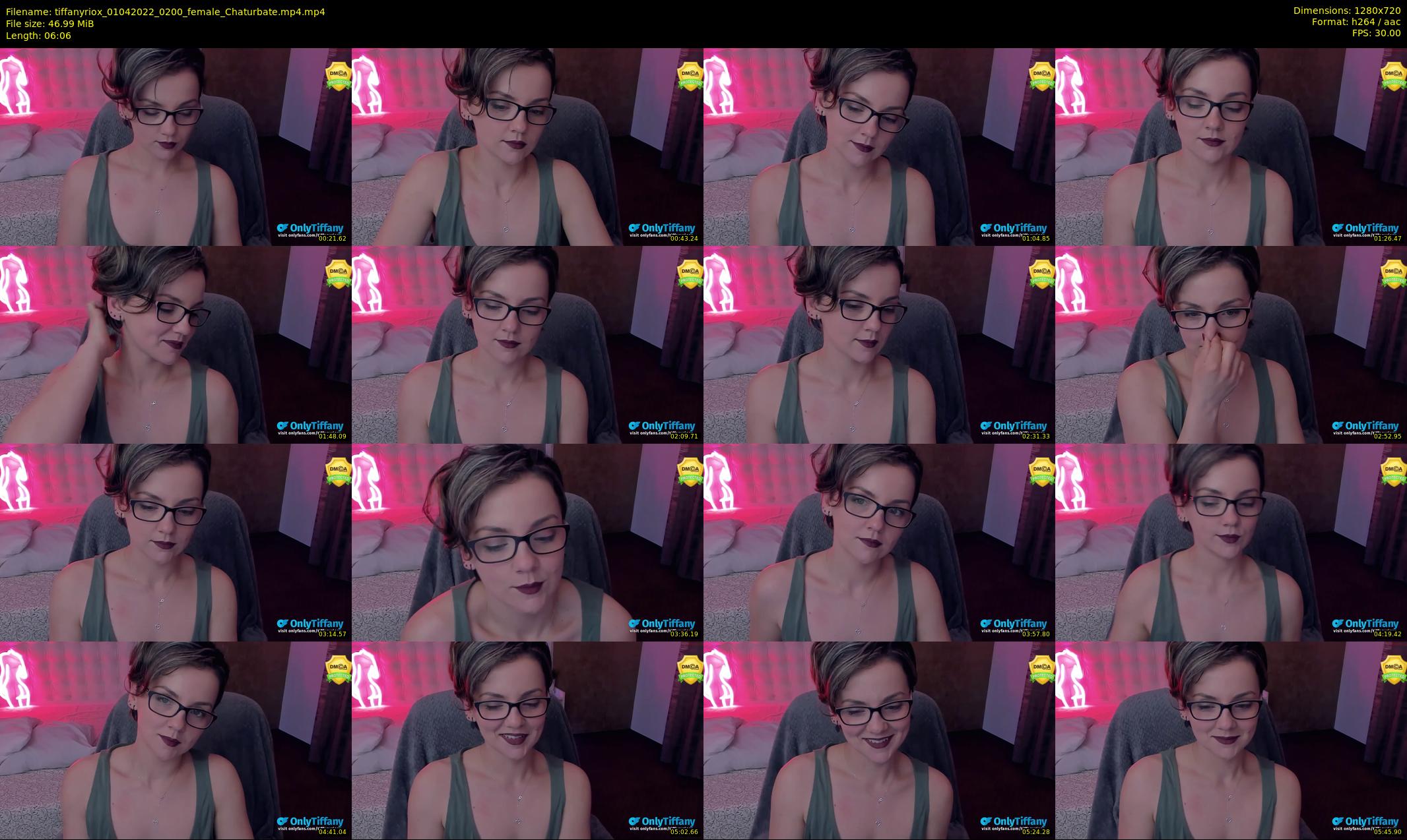tiffanyriox — 7 minute Chaturbate female cam show recording, 720p, Apr 1, 2022
