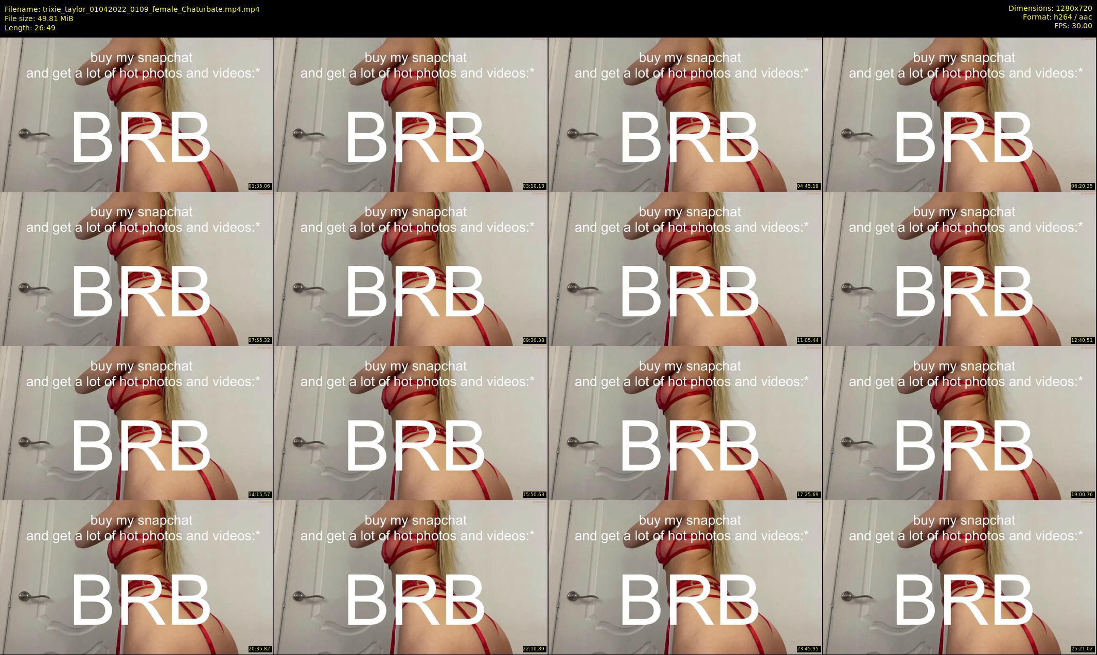 trixie_taylor — 27 minute Chaturbate female cam show recording, 720p, Apr 1, 2022
