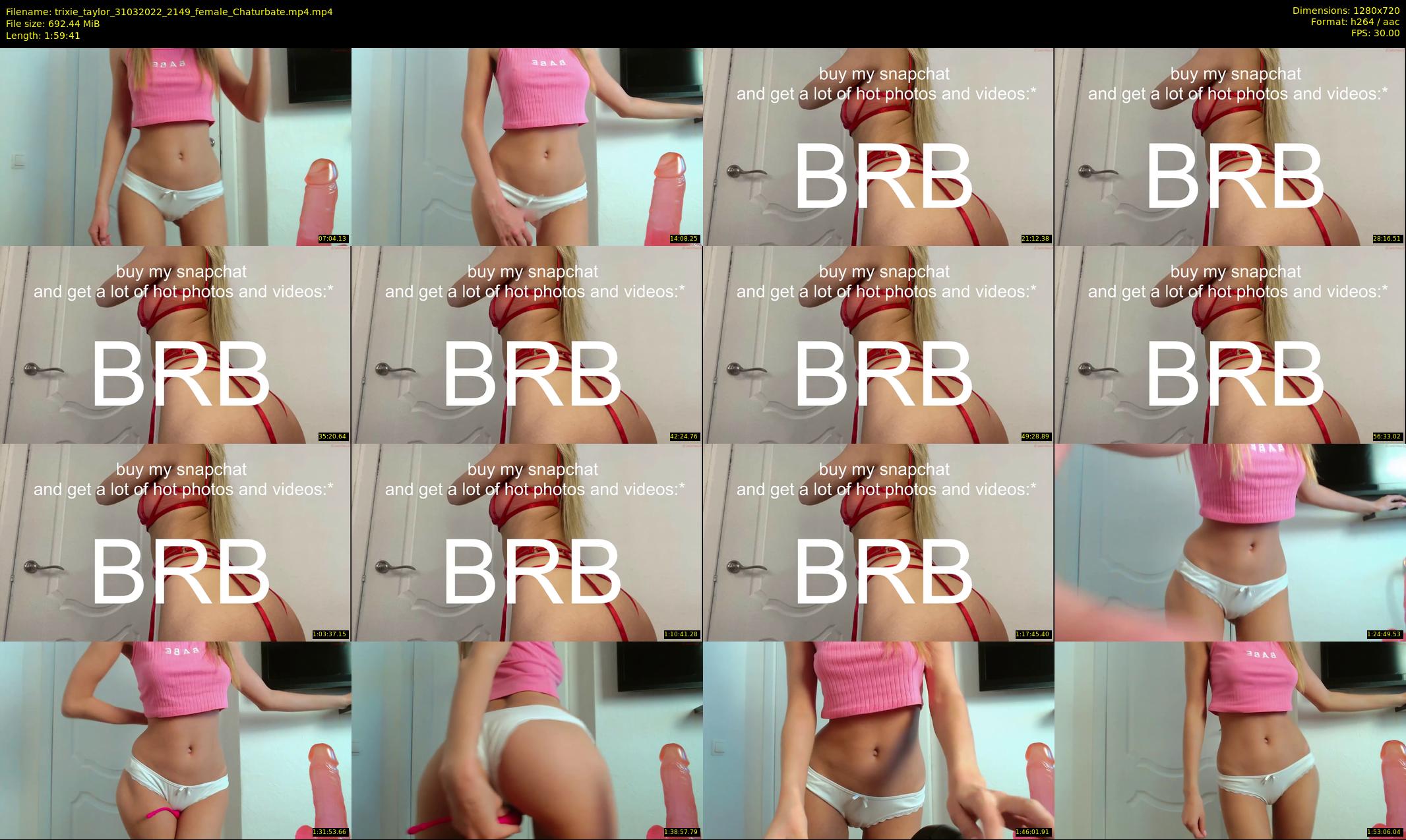 trixie_taylor — 120 minute Chaturbate female cam show recording, 720p, Mar 31, 2022