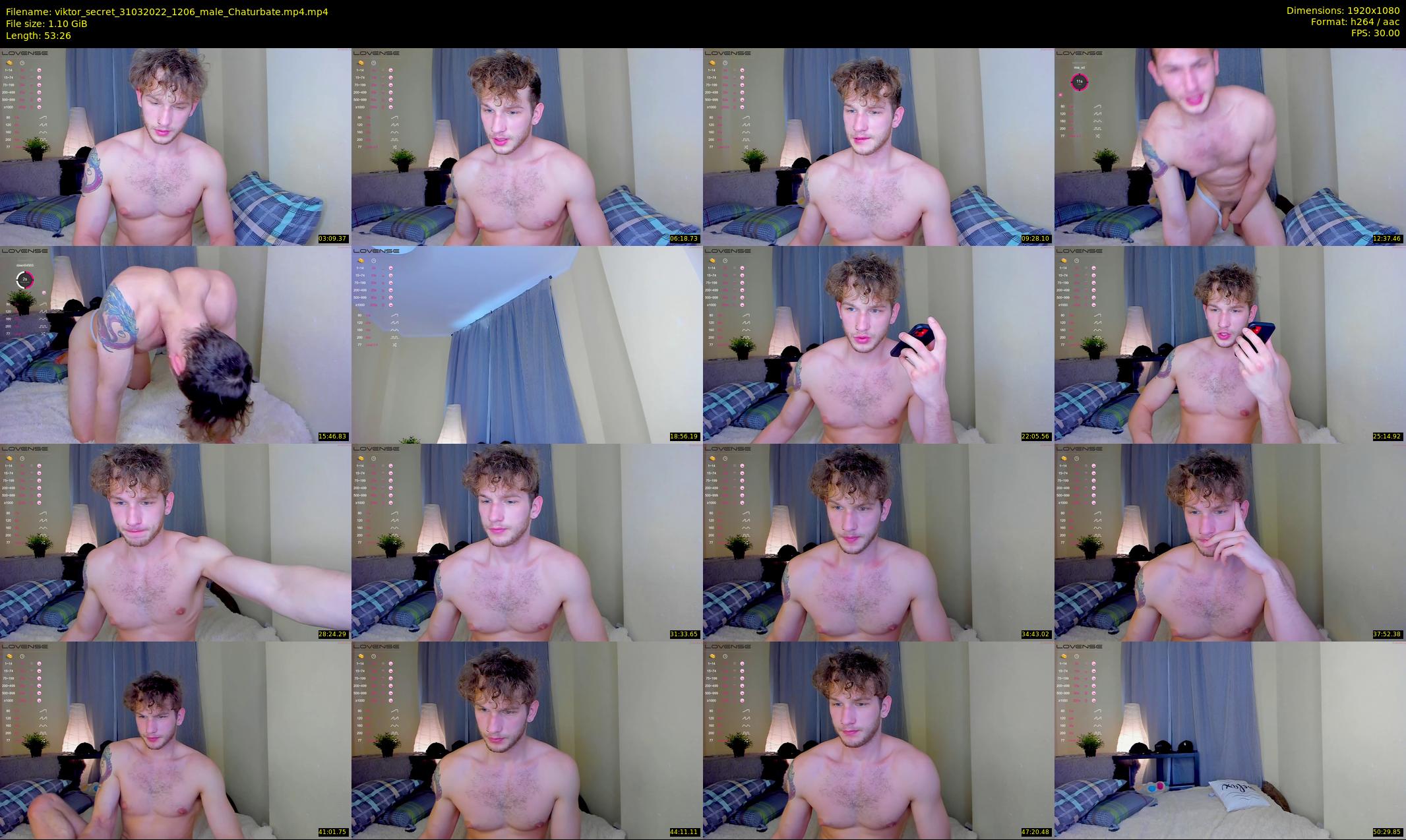 viktor_secret — 54 minute Chaturbate male cam show recording, 1080p, Mar 31, 2022