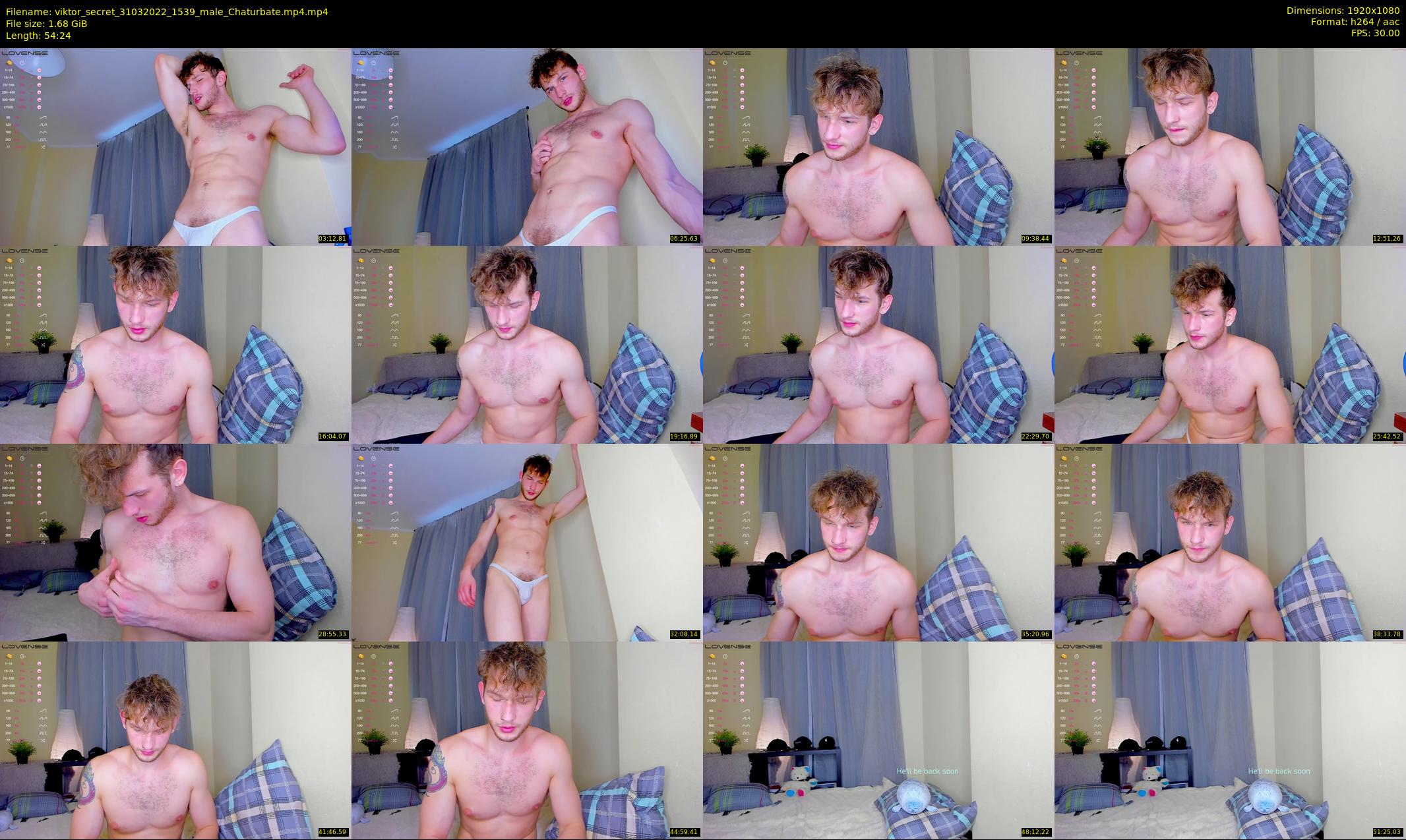 viktor_secret — 55 minute Chaturbate male cam show recording, 1080p, Mar 31, 2022
