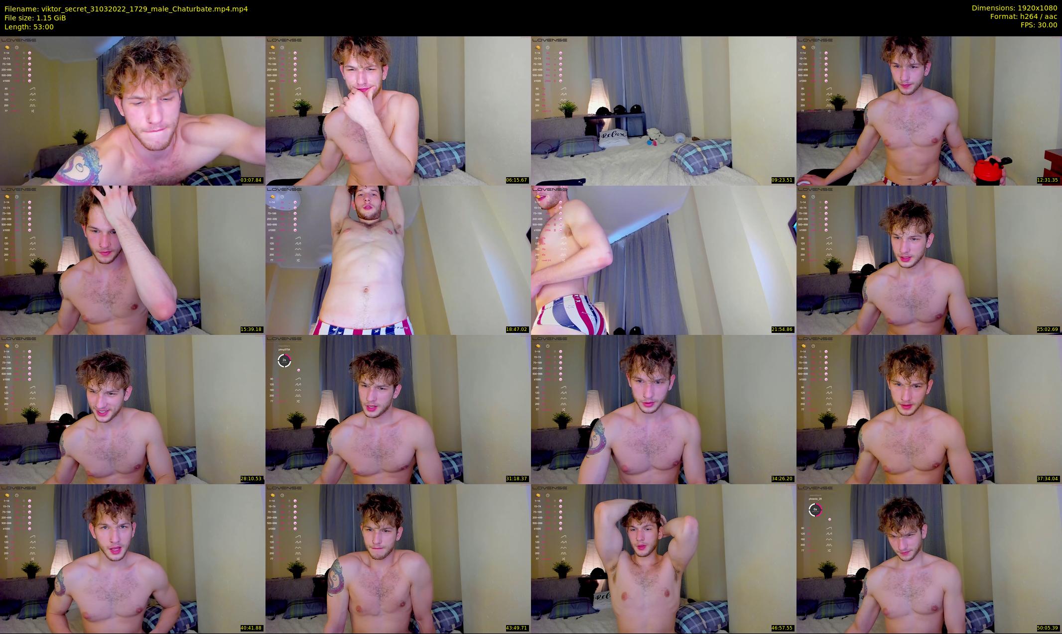 viktor_secret — 53 minute Chaturbate male cam show recording, 1080p, Mar 31, 2022