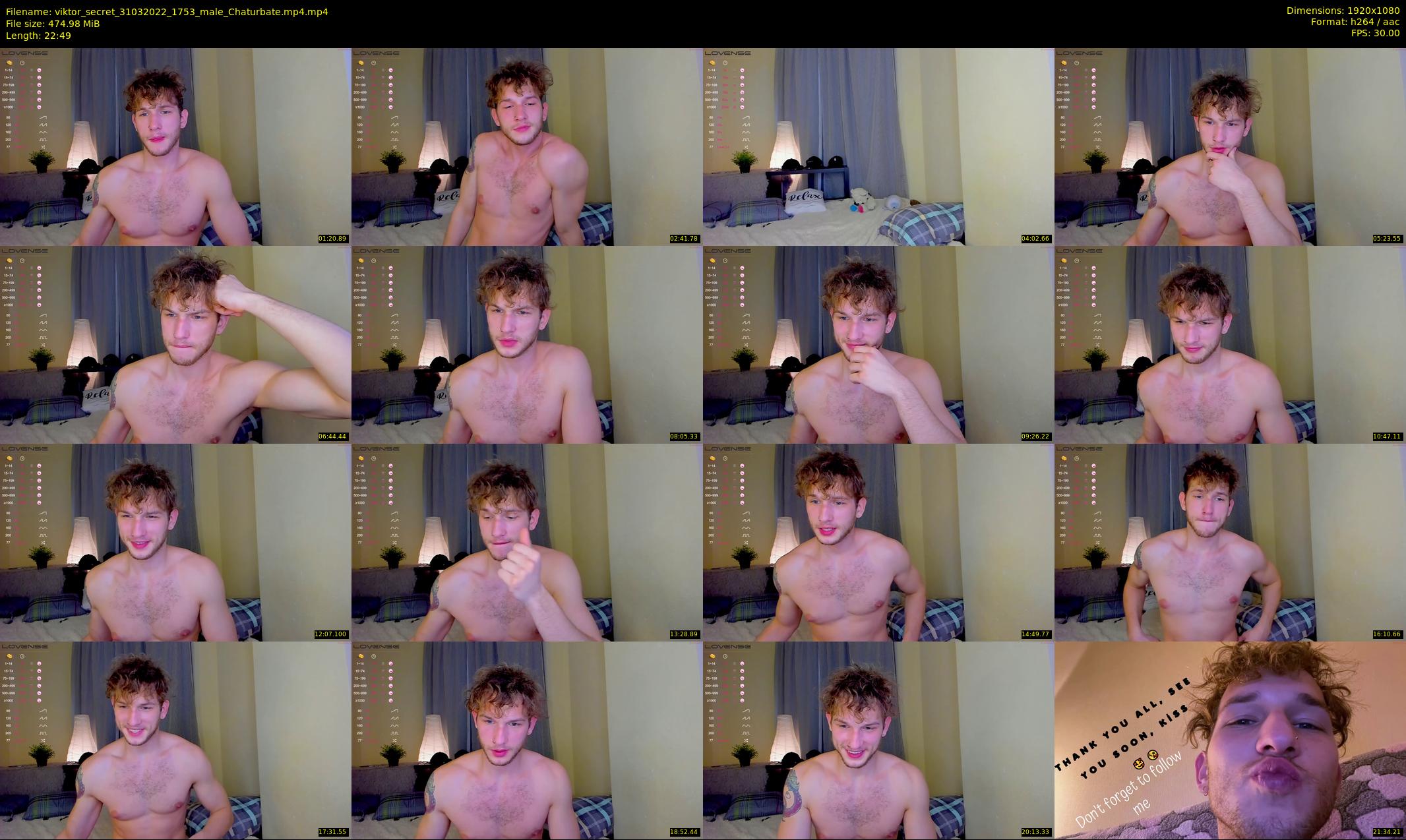 viktor_secret — 23 minute Chaturbate male cam show recording, 1080p, Mar 31, 2022