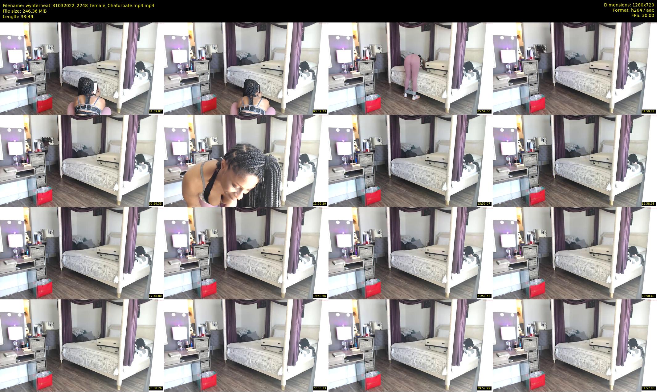 wynterheat — 34 minute Chaturbate female cam show recording, 720p, Mar 31, 2022