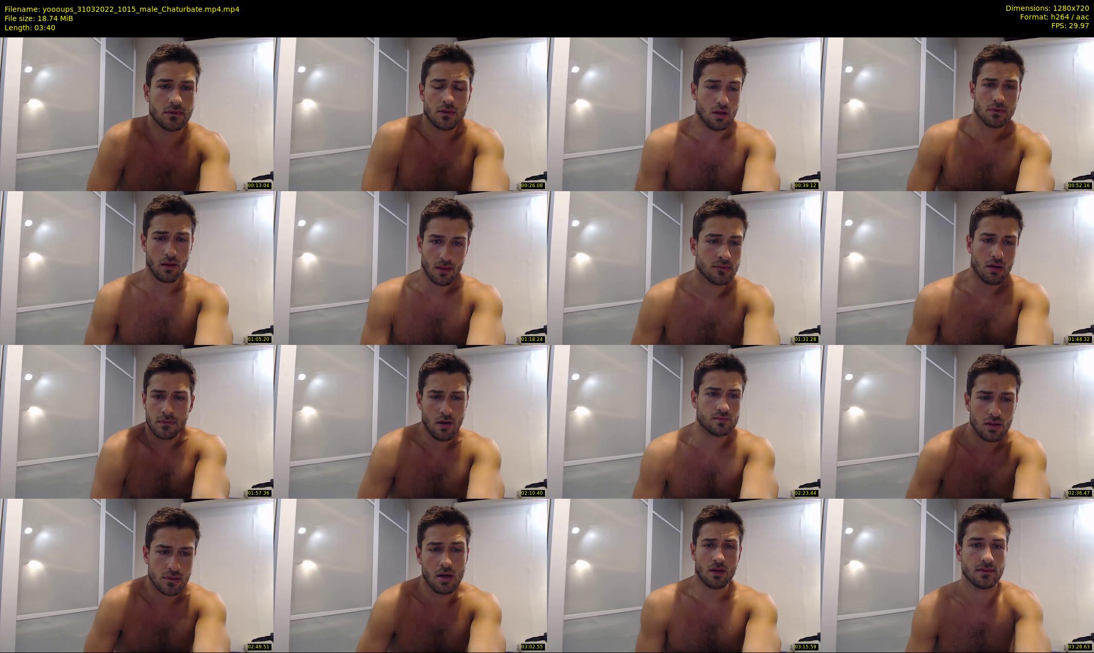 yoooups — 4 minute Chaturbate male cam show recording, 720p, Mar 31, 2022
