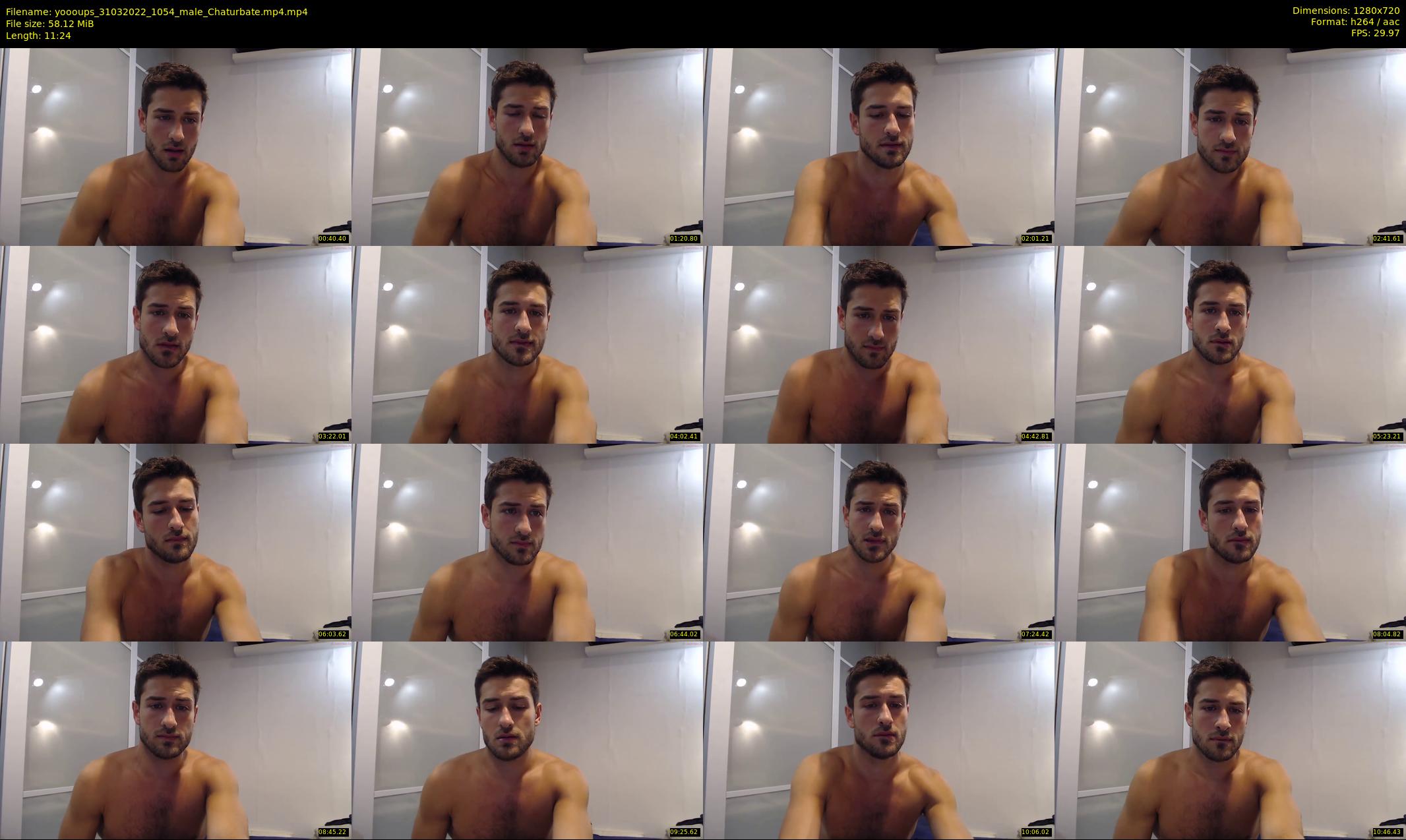 yoooups — 12 minute Chaturbate male cam show recording, 720p, Mar 31, 2022