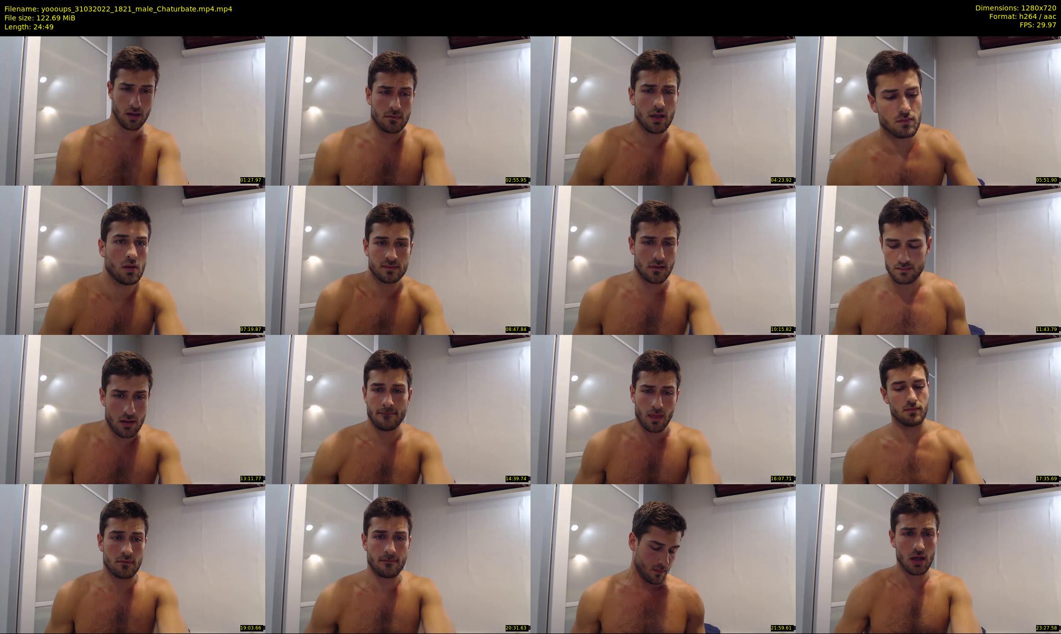 yoooups — 25 minute Chaturbate male cam show recording, 720p, Mar 31, 2022