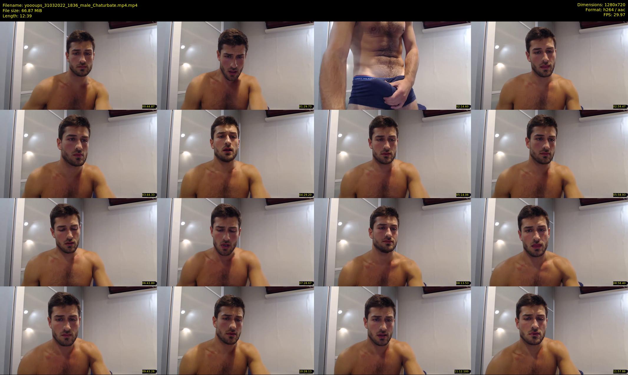 yoooups — 13 minute Chaturbate male cam show recording, 720p, Mar 31, 2022