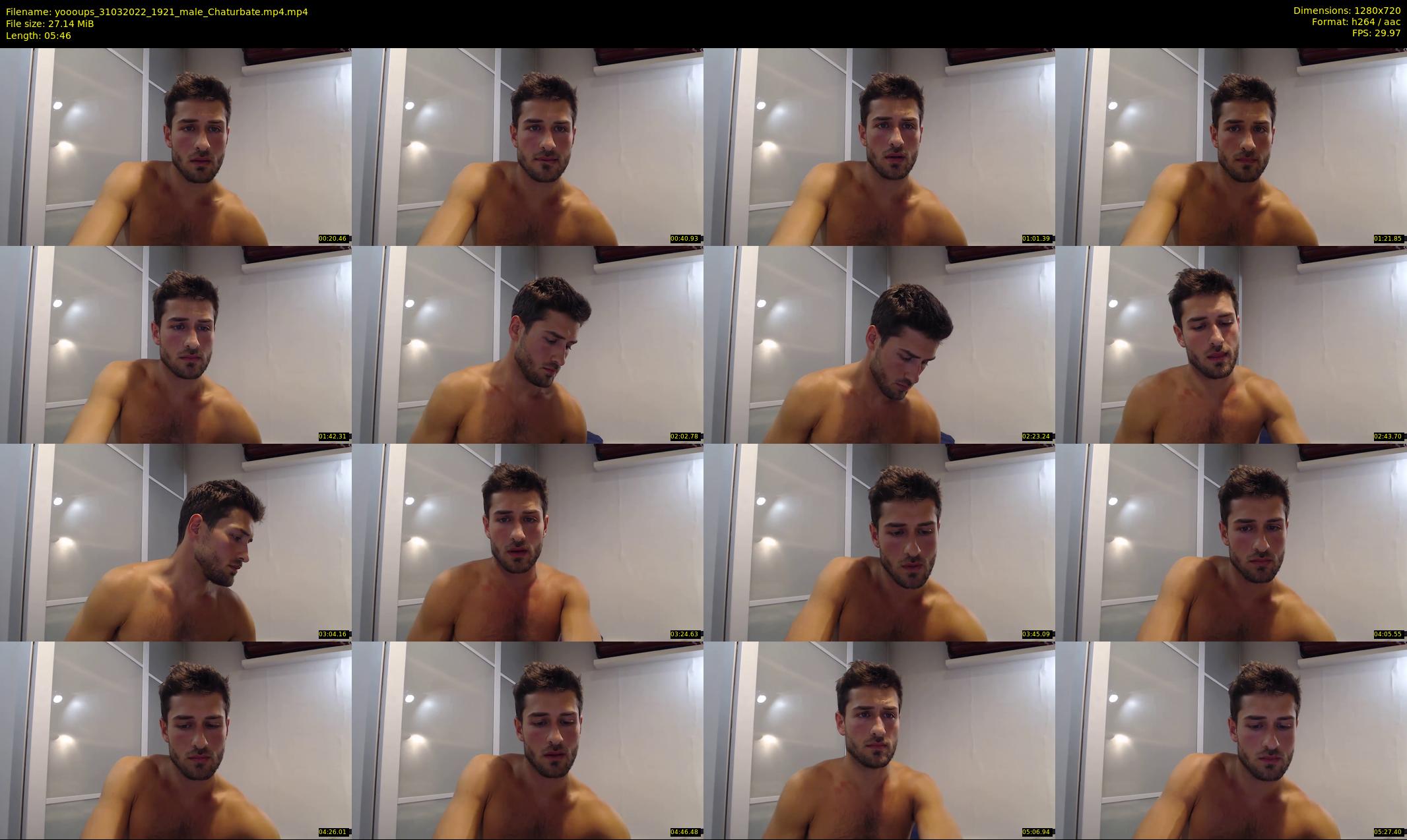 yoooups — 6 minute Chaturbate male cam show recording, 720p, Mar 31, 2022