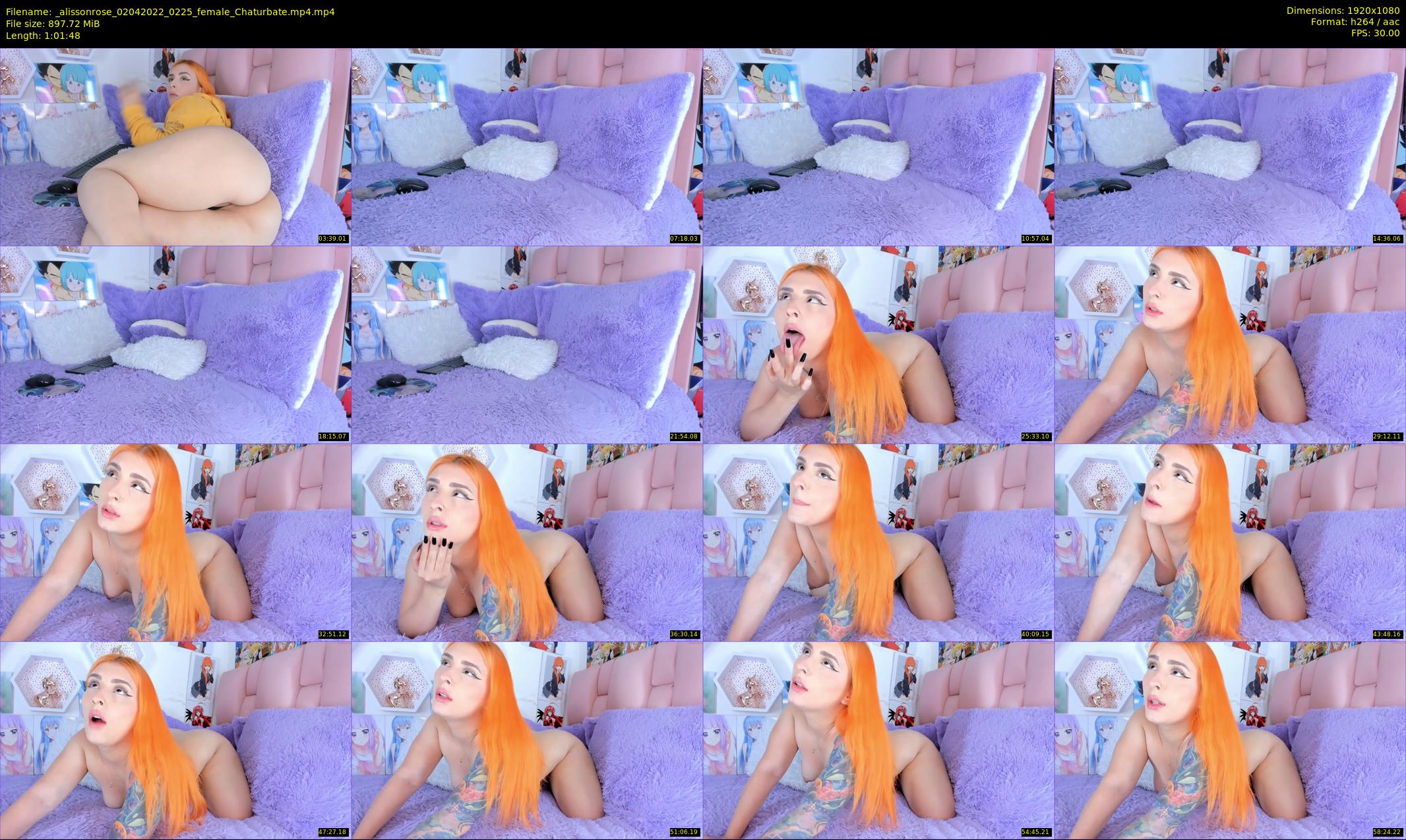 _alissonrose — 62 minute Chaturbate female cam show recording, 1080p, Apr 2, 2022
