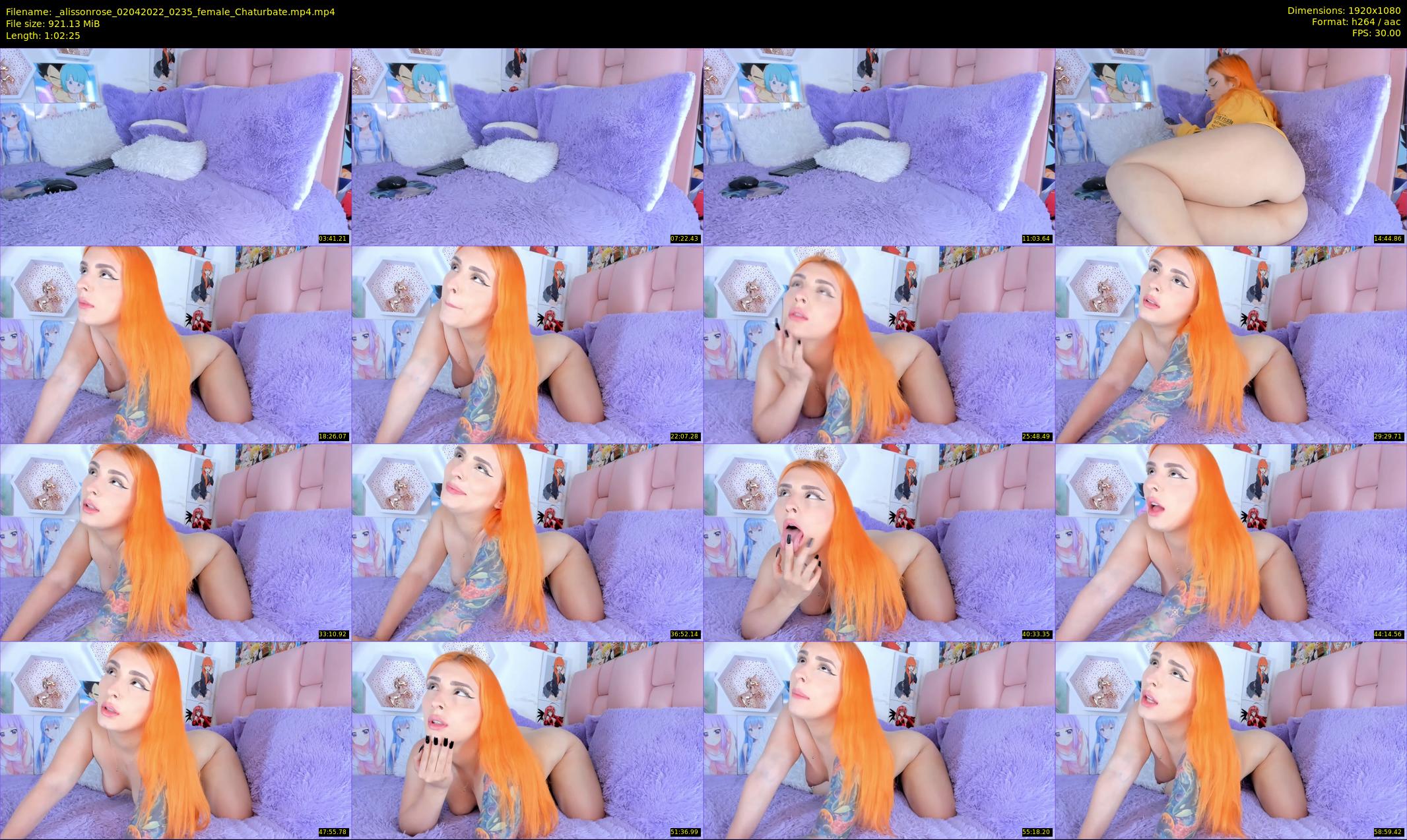 _alissonrose — 63 minute Chaturbate female cam show recording, 1080p, Apr 2, 2022