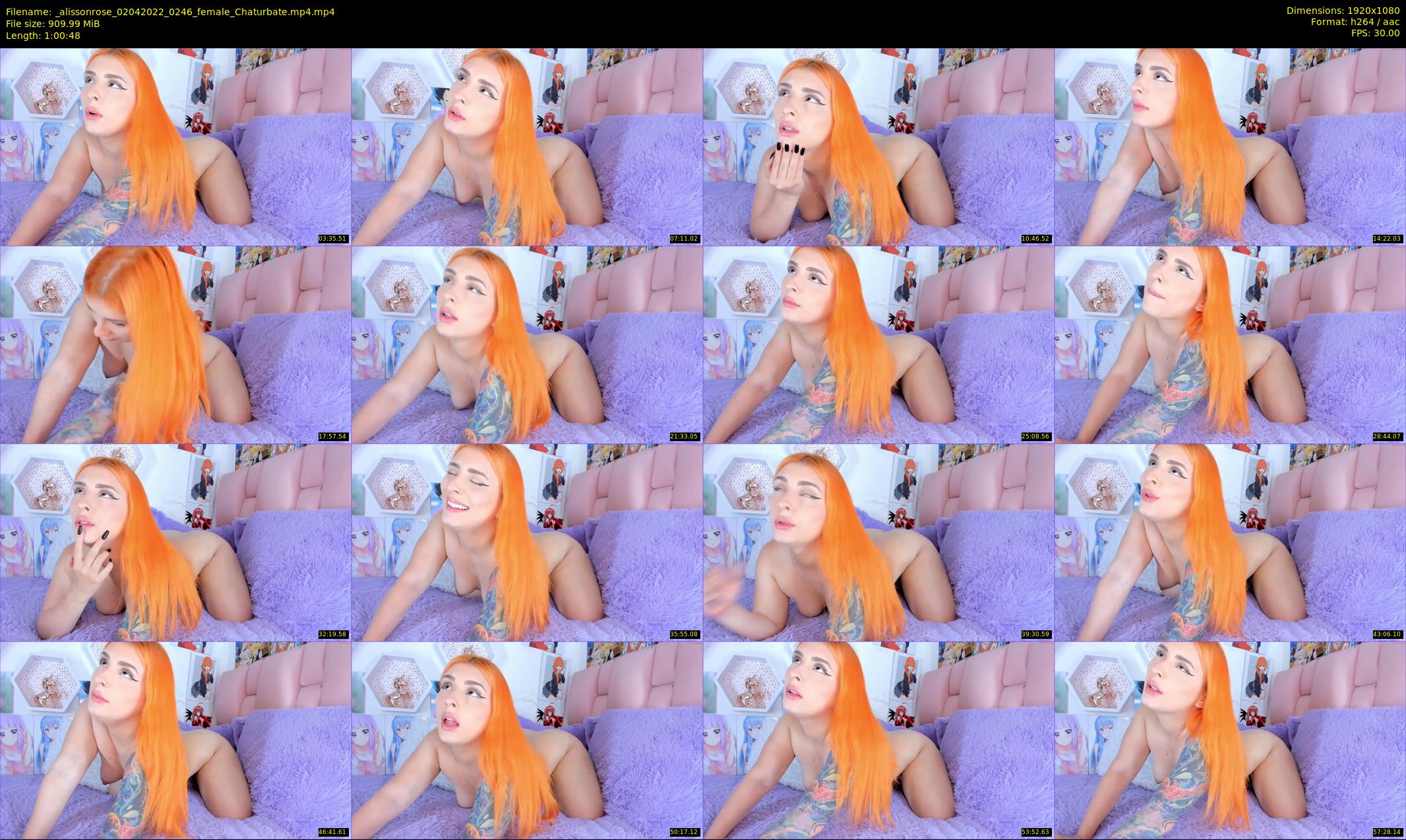 _alissonrose — 61 minute Chaturbate female cam show recording, 1080p, Apr 2, 2022