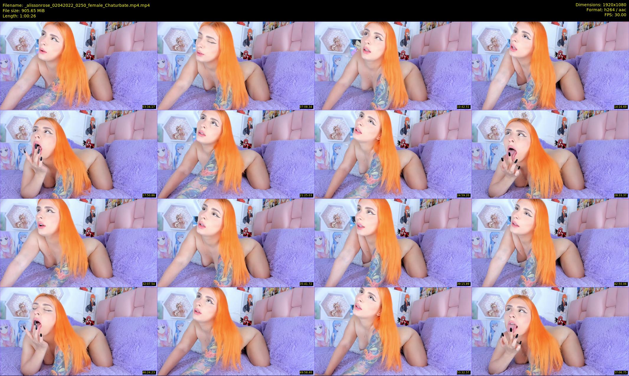 _alissonrose — 61 minute Chaturbate female cam show recording, 1080p, Apr 2, 2022