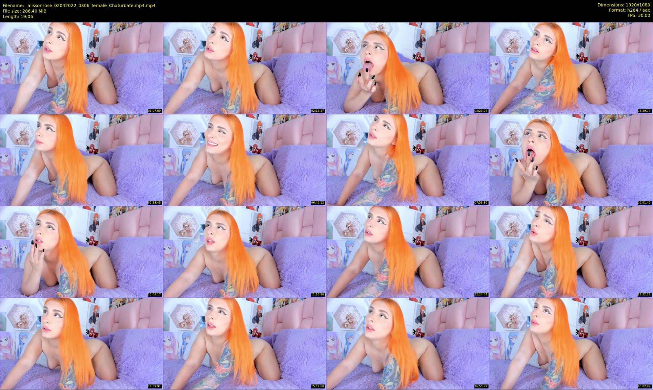 _alissonrose — 20 minute Chaturbate female cam show recording, 1080p, Apr 2, 2022