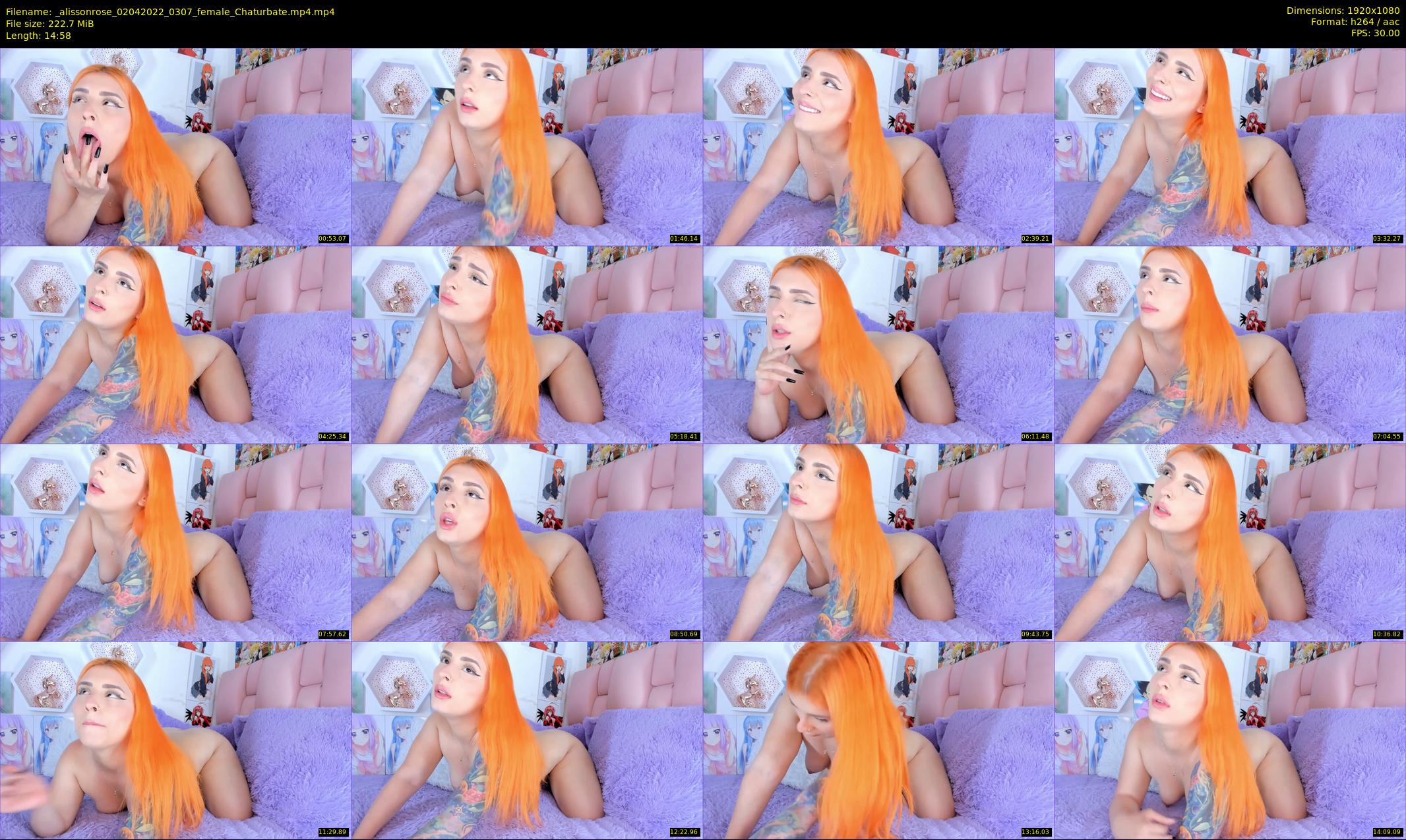 _alissonrose — 15 minute Chaturbate female cam show recording, 1080p, Apr 2, 2022