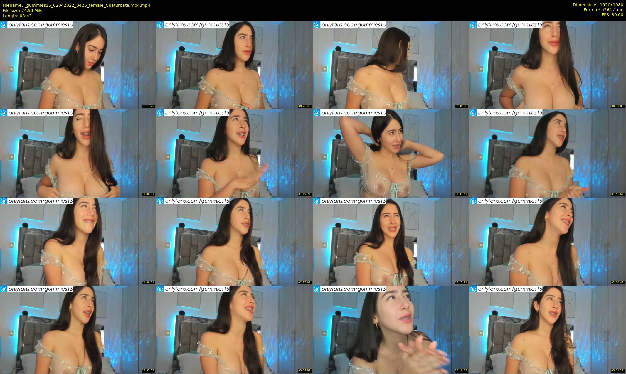 _gummies15 — 4 minute Chaturbate female cam show recording, 1080p, Apr 2, 2022