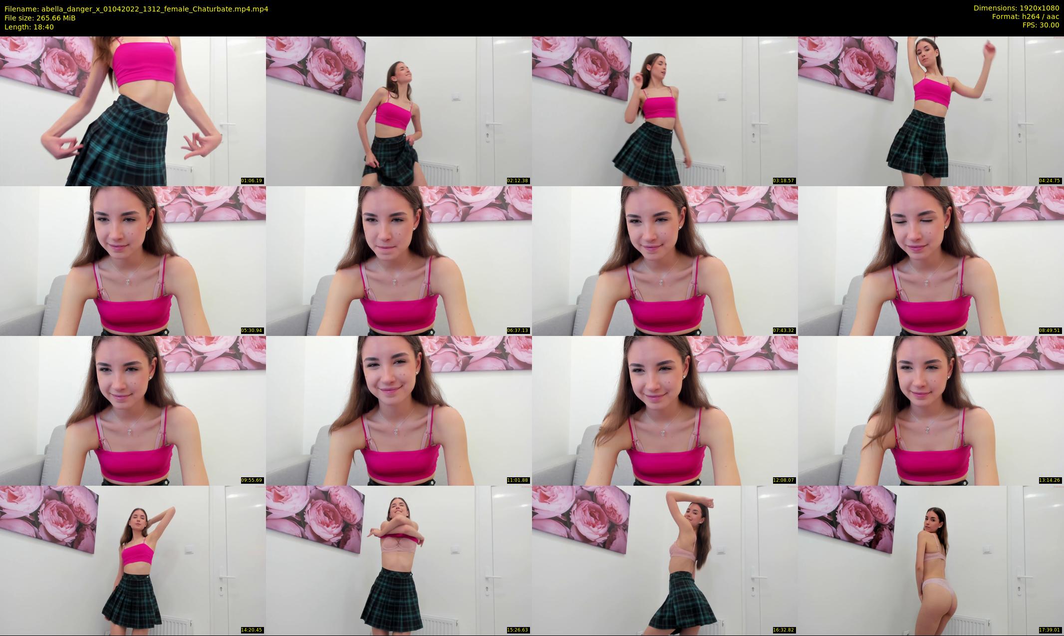 abella_danger_x — 19 minute Chaturbate female cam show recording, 1080p, Apr 1, 2022